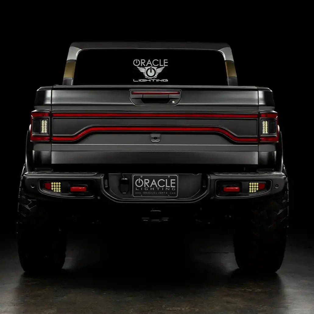 Racetrack LED Tailgate Panel Light For 2020-2025 Jeep Gladiator JT