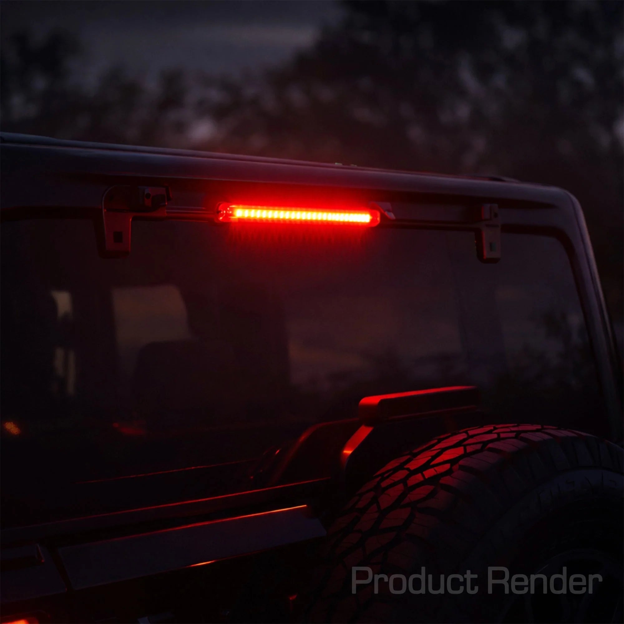 Linear Universal LED 3rd Brake Light (CHMSL) Module — Red