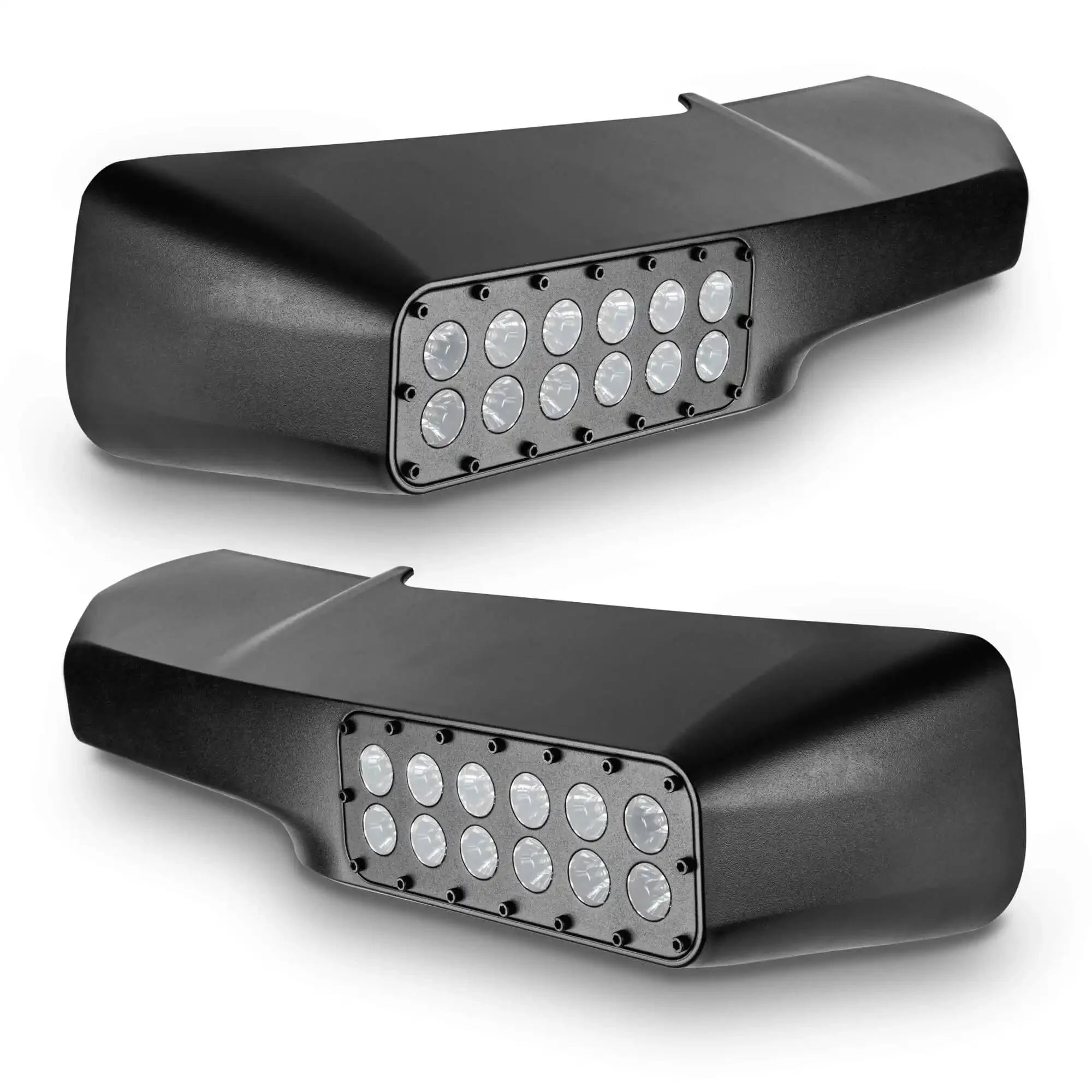 LED Off-Road Side Mirrors Ditch Lights For 2010-2022 RAM TOW 1500/2500/3500