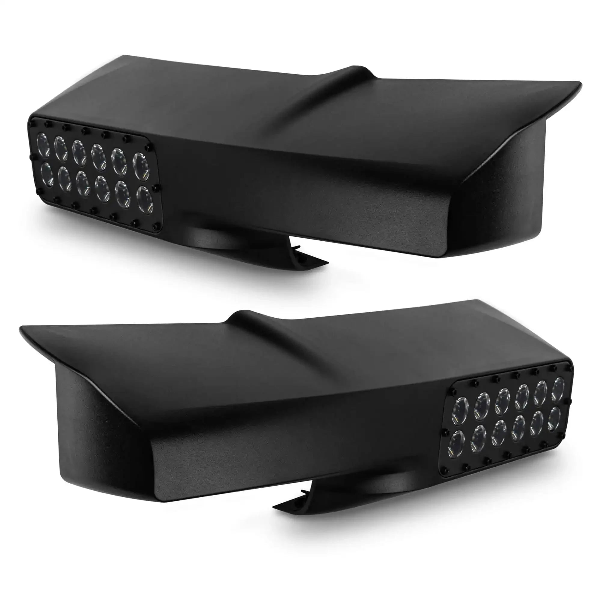 LED Off-Road Side Mirrors Ditch Lights For 2010-2022 RAM TOW 1500/2500/3500