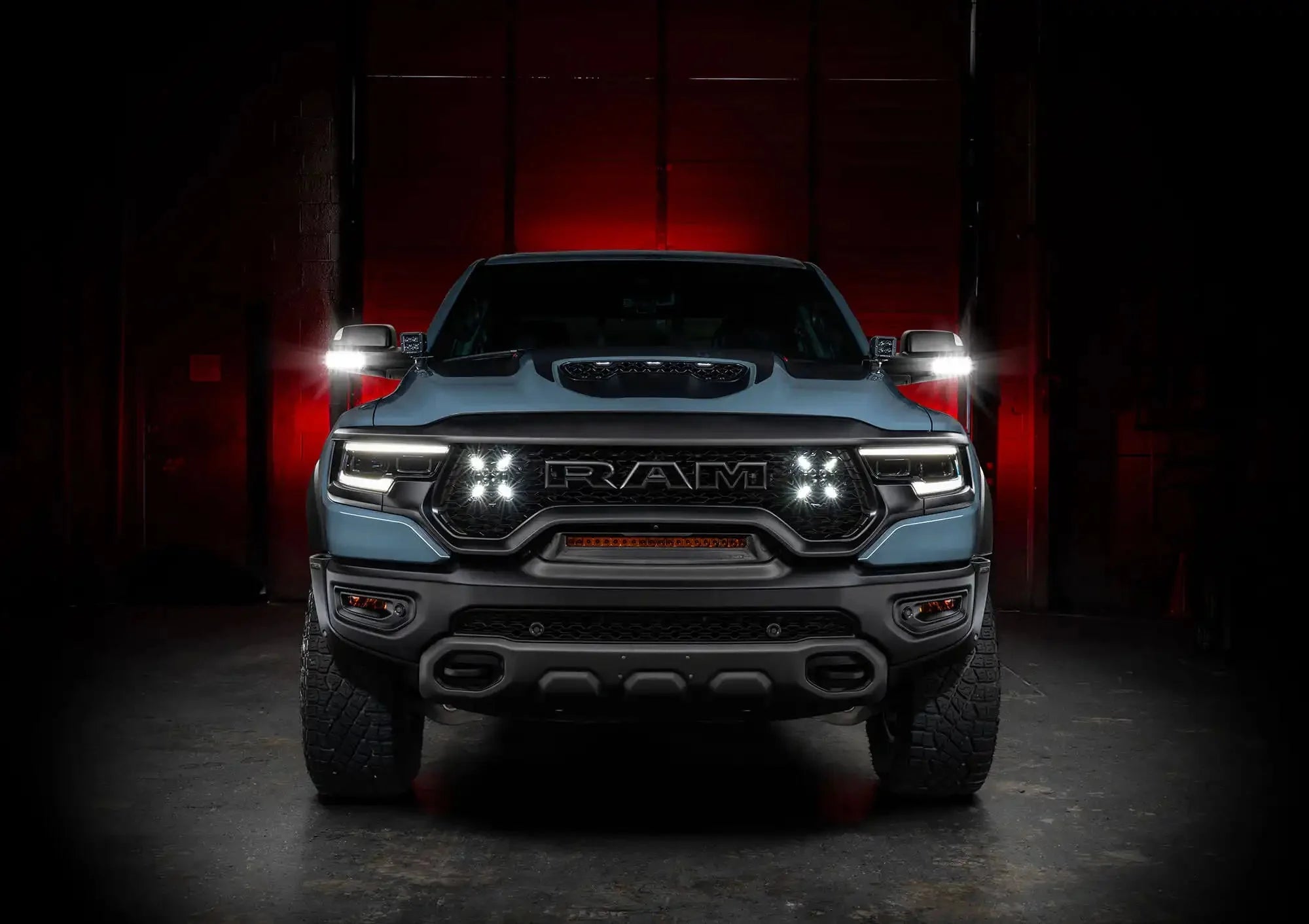 LED Off-Road Side Mirrors Ditch Lights For 2010-2022 RAM TOW 1500/2500/3500