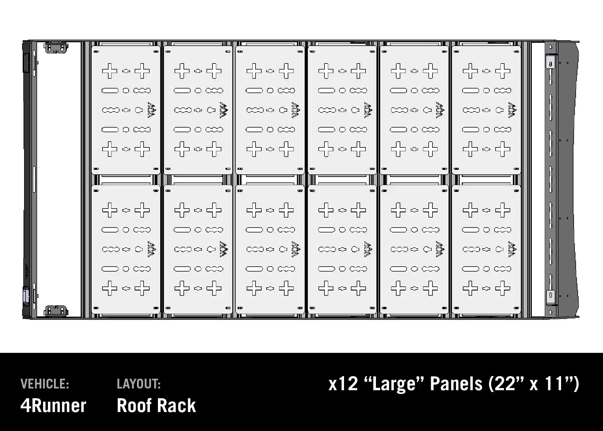 DRIFTR Roof Rack For Toyota 4Runner 5th Gen (2010-2024)