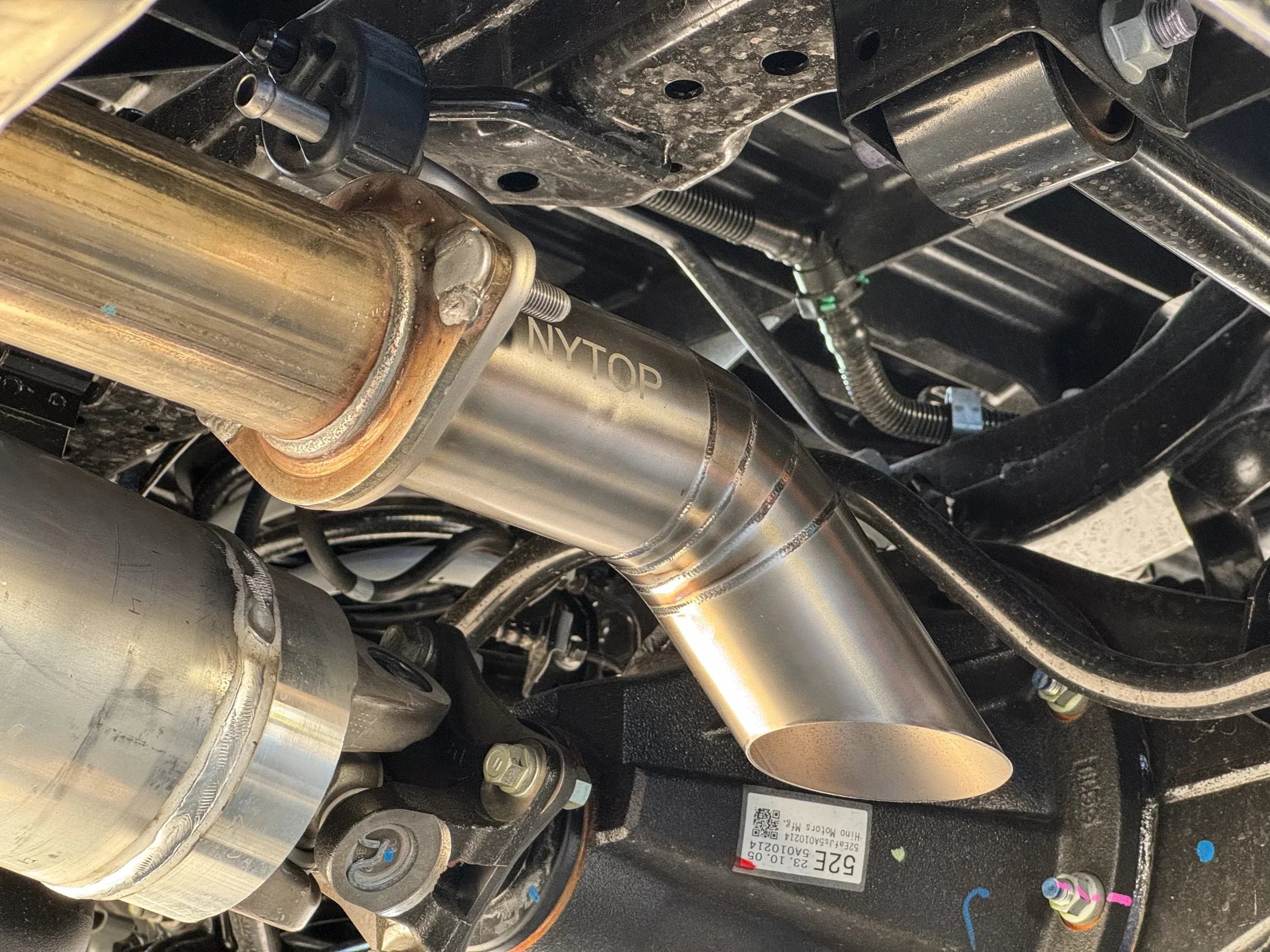 NYTOP Titanium Axle Dump Exhaust Tip For 2024-Current Toyota Tacoma