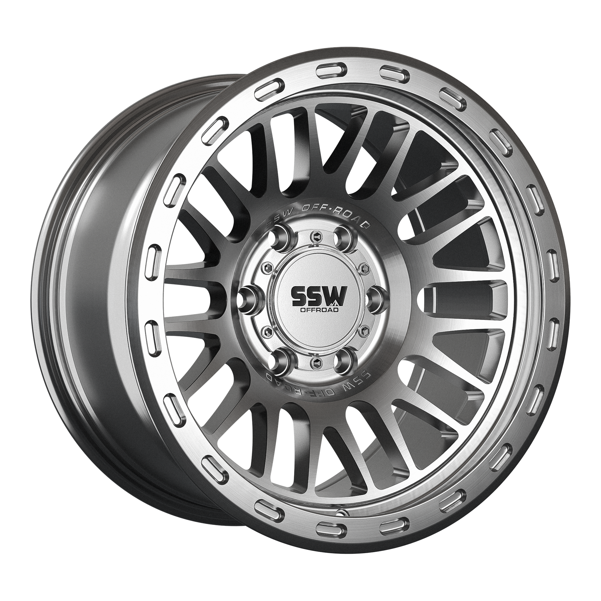 GRIFFON / MACHINED SILVER / 17X9.0 -25