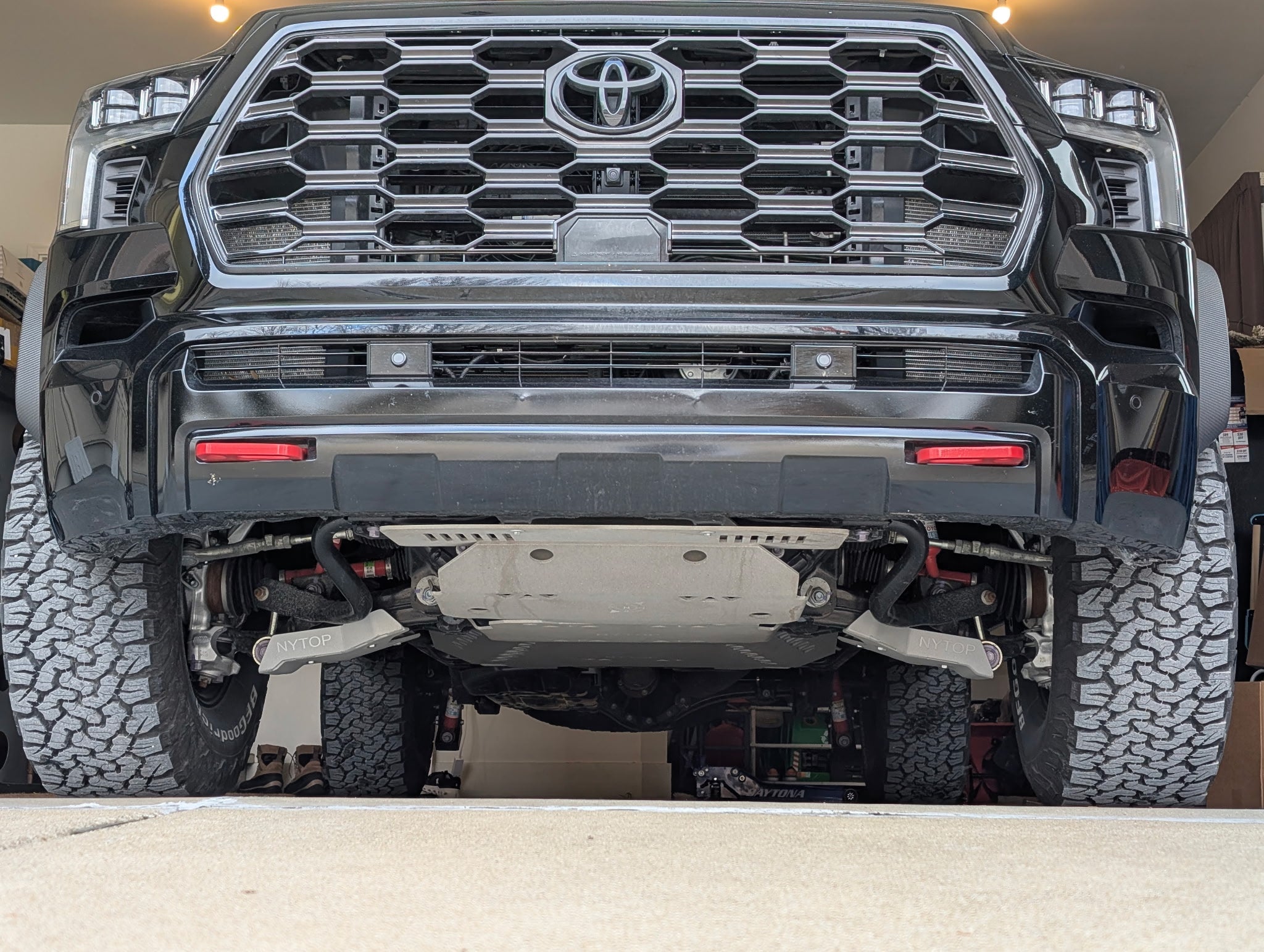 NYTOP Lower Control Arm Skid Plate Kit For 2022-Current Toyota Tundra/Sequoia