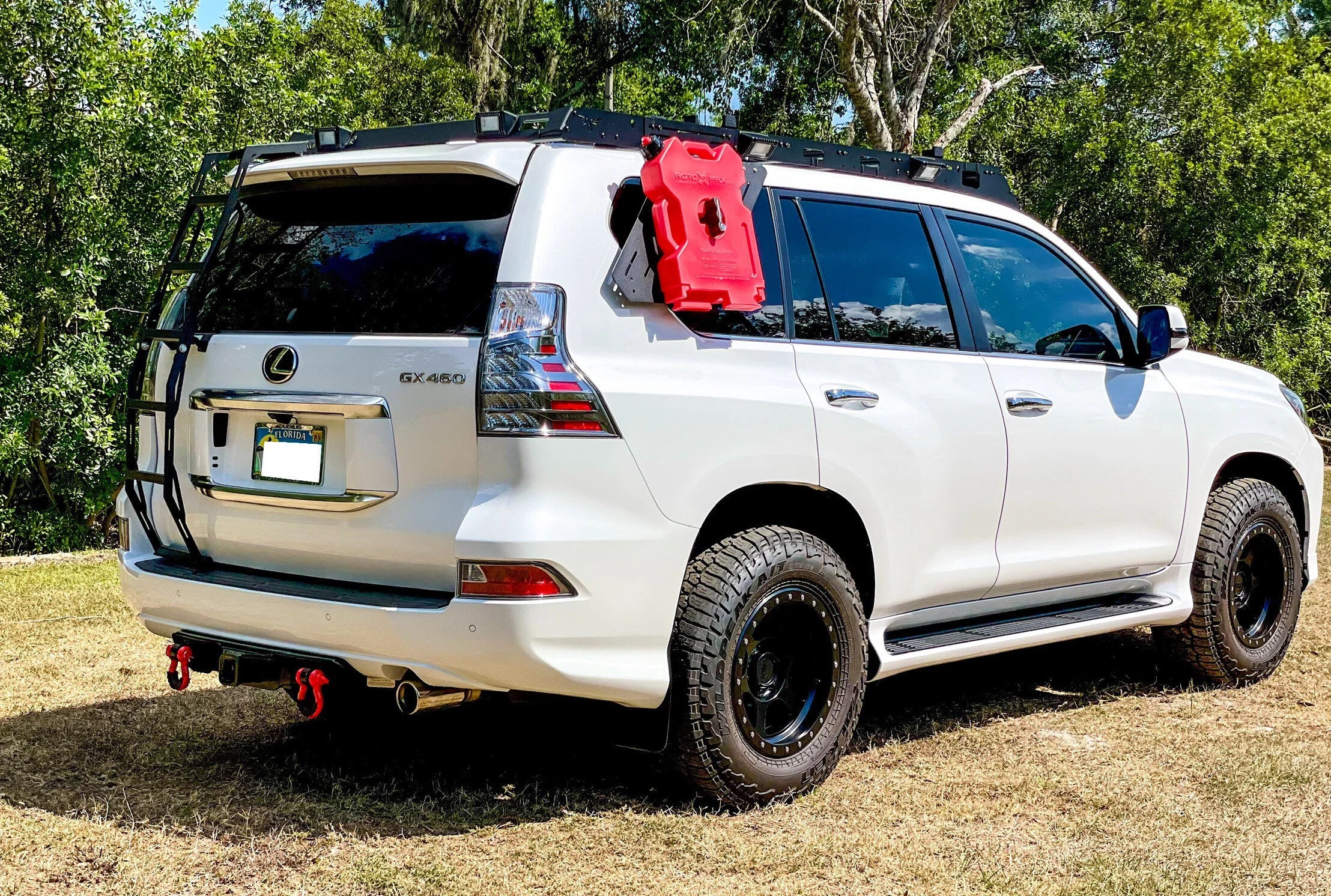 NYTOP Rear Tow Hitch Receiver Hybrid Bumper For 2014-2023 Lexus GX460