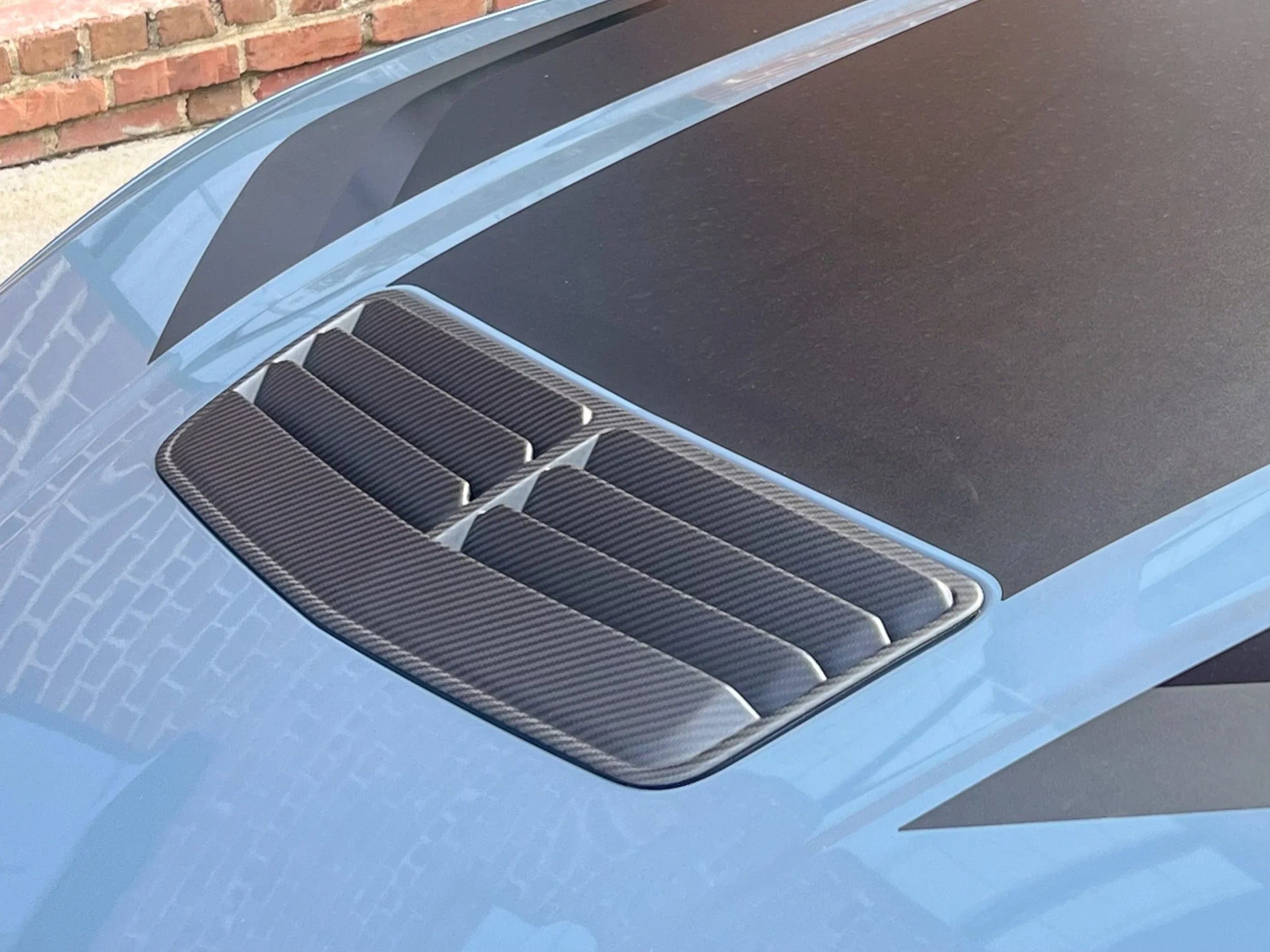 NYTOP Dry Carbon Hood Vent For 2024-Current Ford Mustang GT