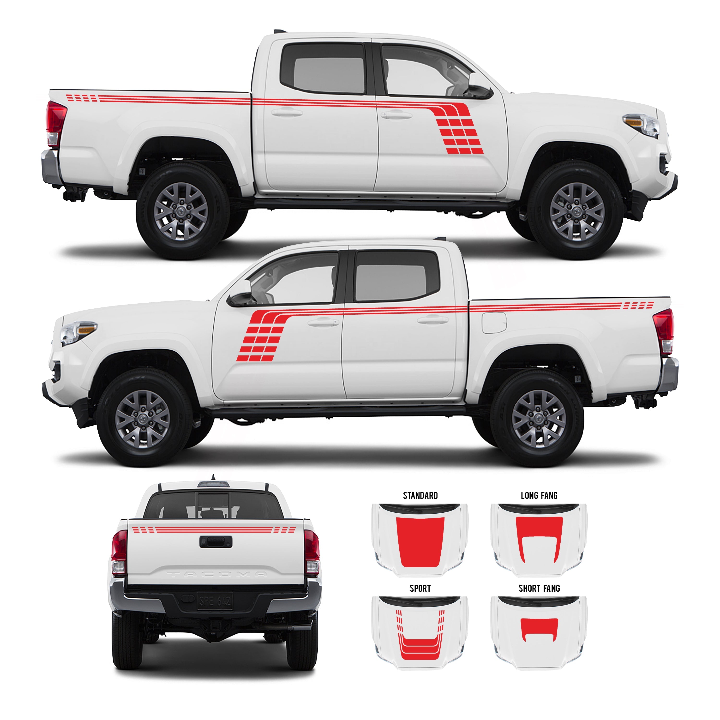 2016-23 Checkered Stripe Kit For Tacoma