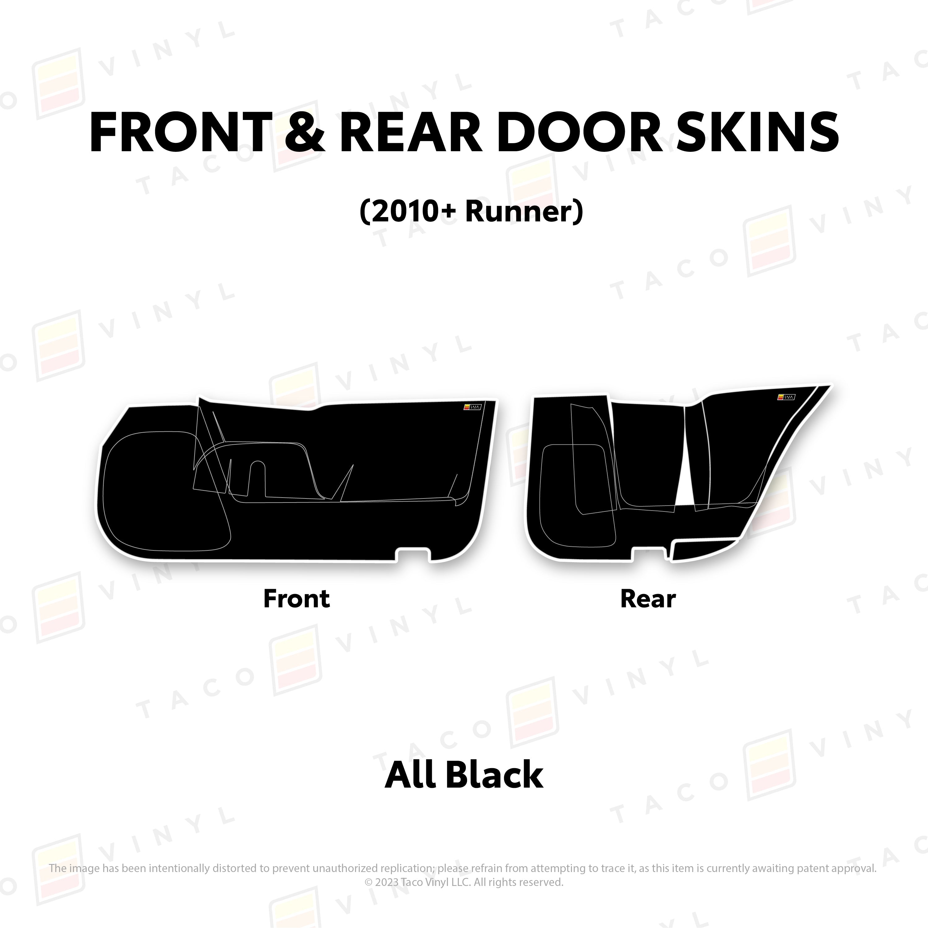 2010-24 Door Skins (Lower Section) For 4Runner