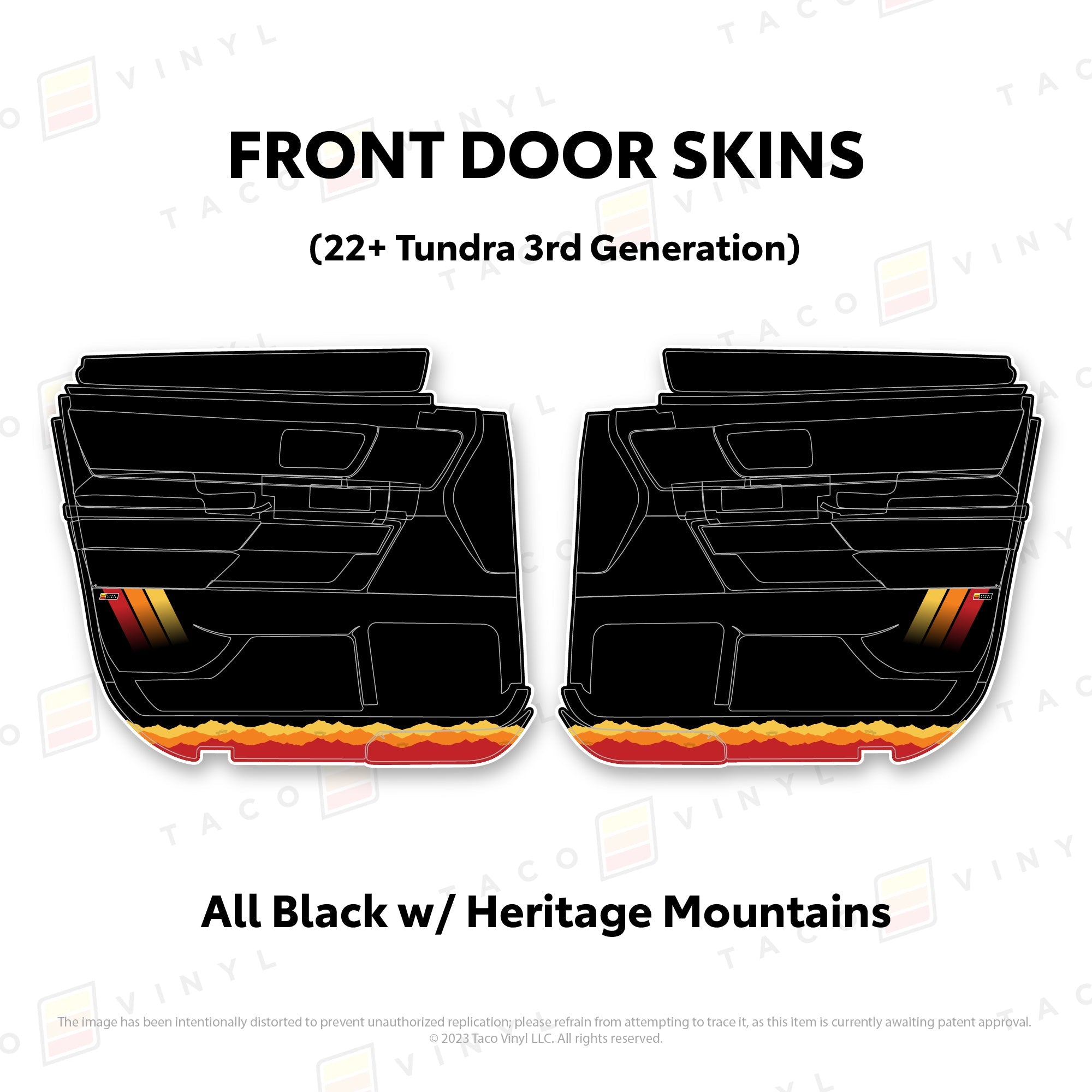 2022+ Door Skins For Tundra