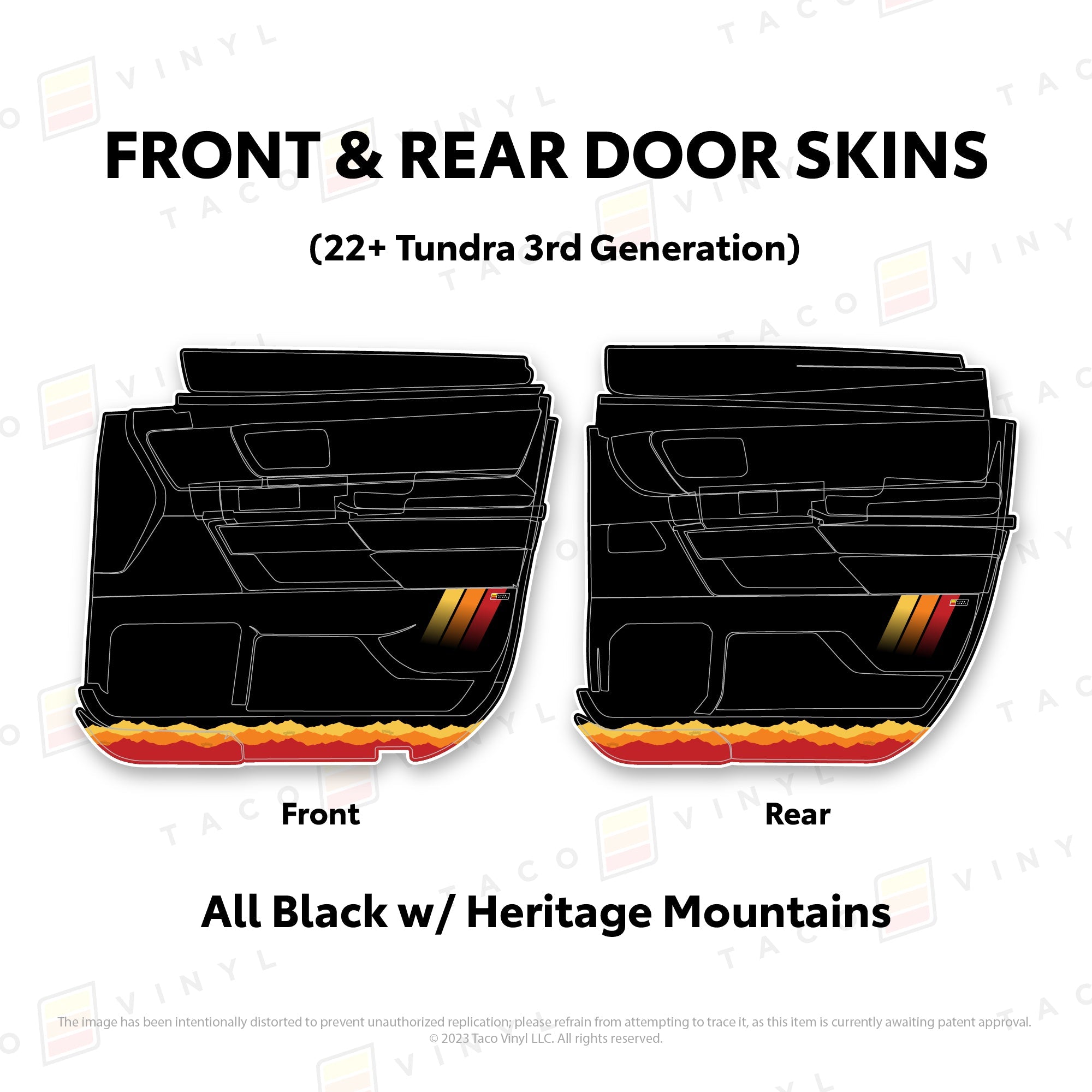 2022+ Door Skins For Tundra