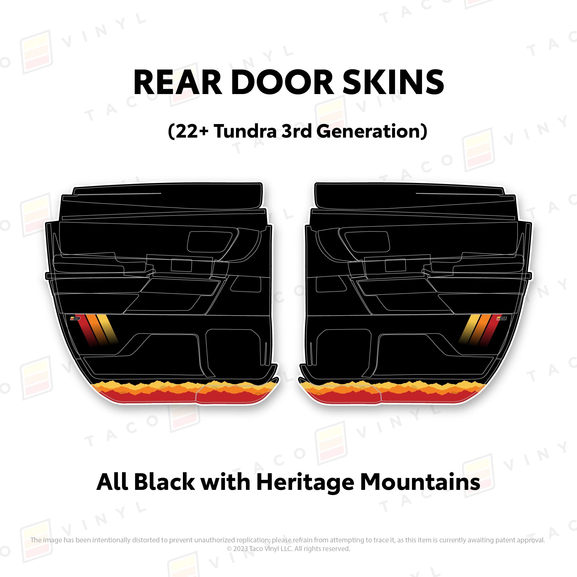 2022+ Door Skins For Tundra