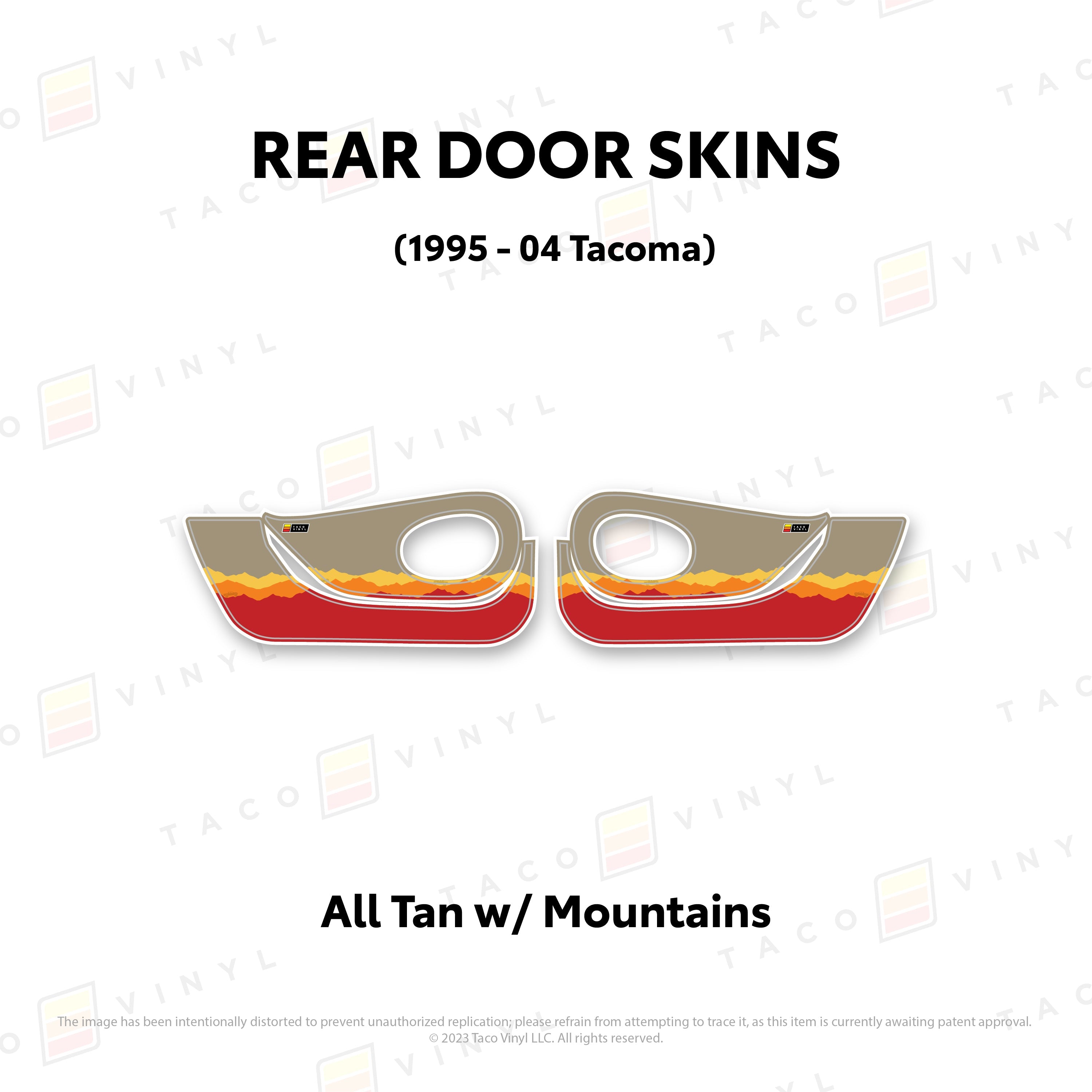 1995-04 Door Skins (Lower Section) For Tacoma