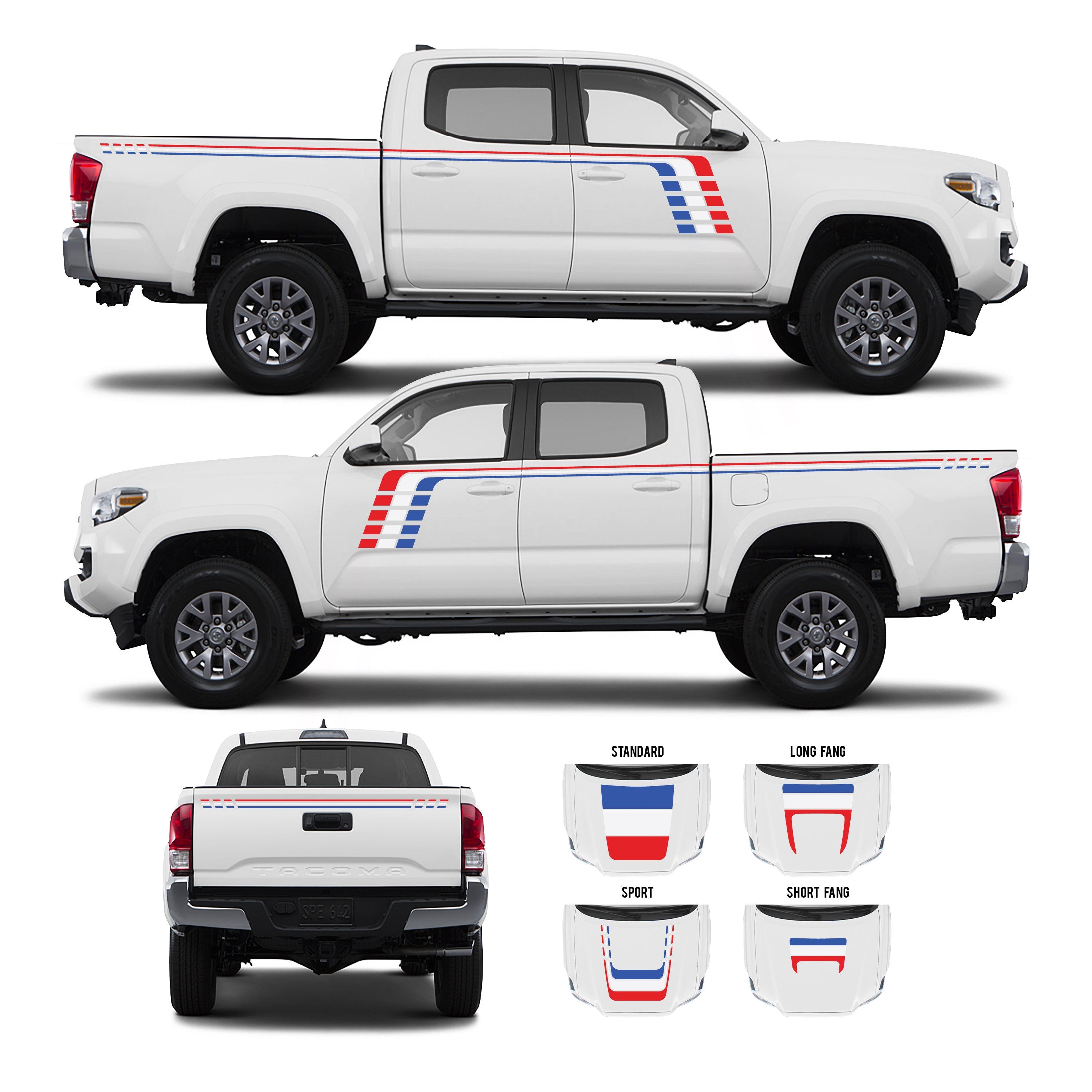 2016-23 Checkered Stripe Kit For Tacoma