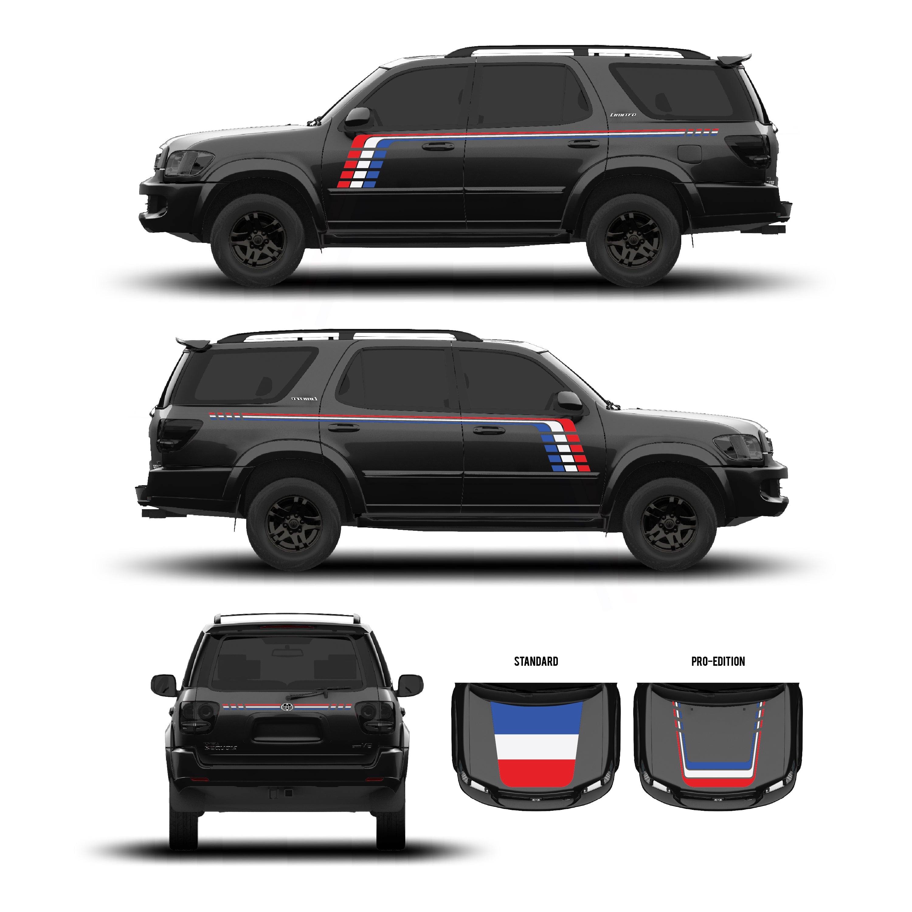 2001–07 Checkered Stripe Kit For Sequoia