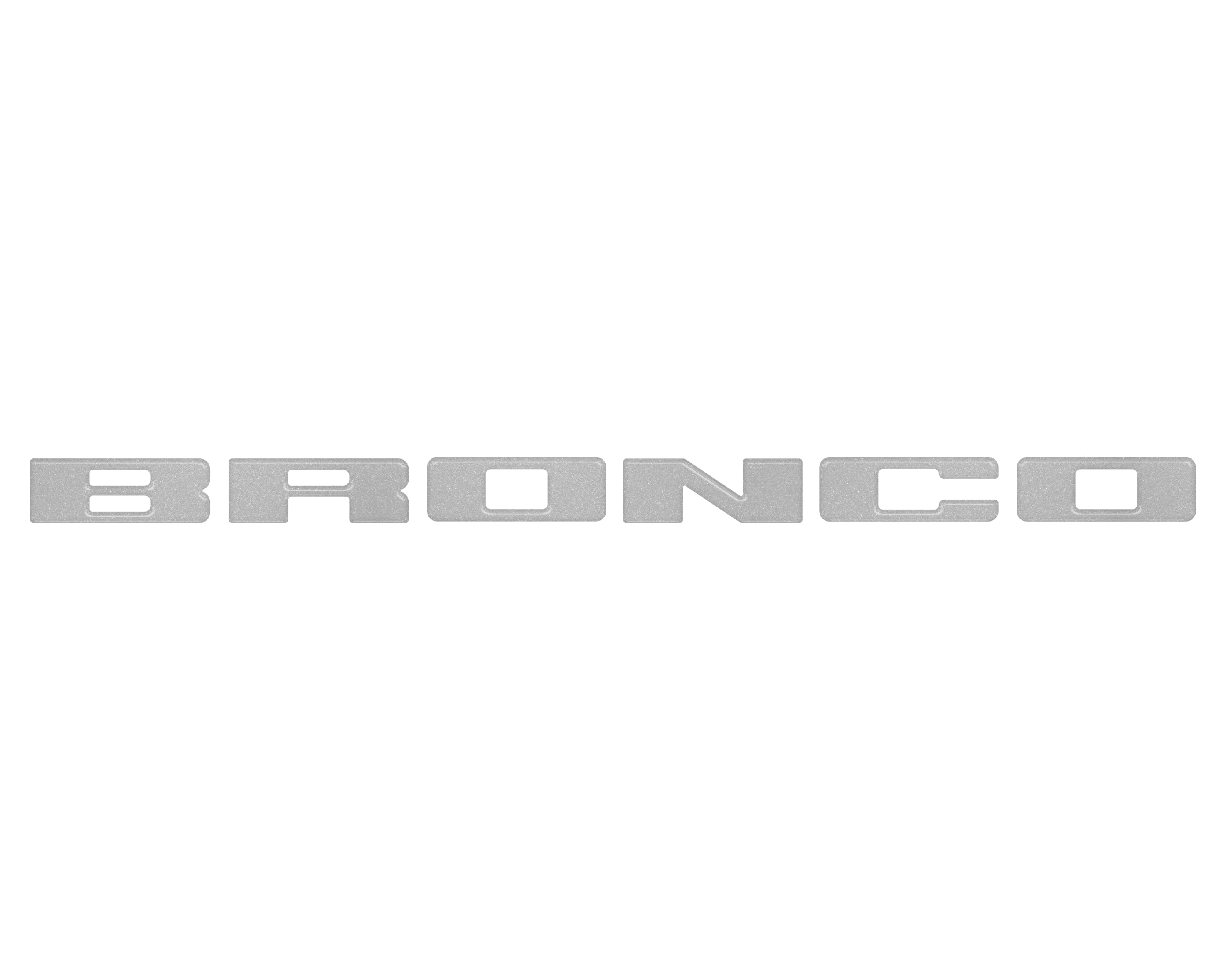 Front Grille Letters Overlays Fits 2021-2026 Ford Bronco Sport