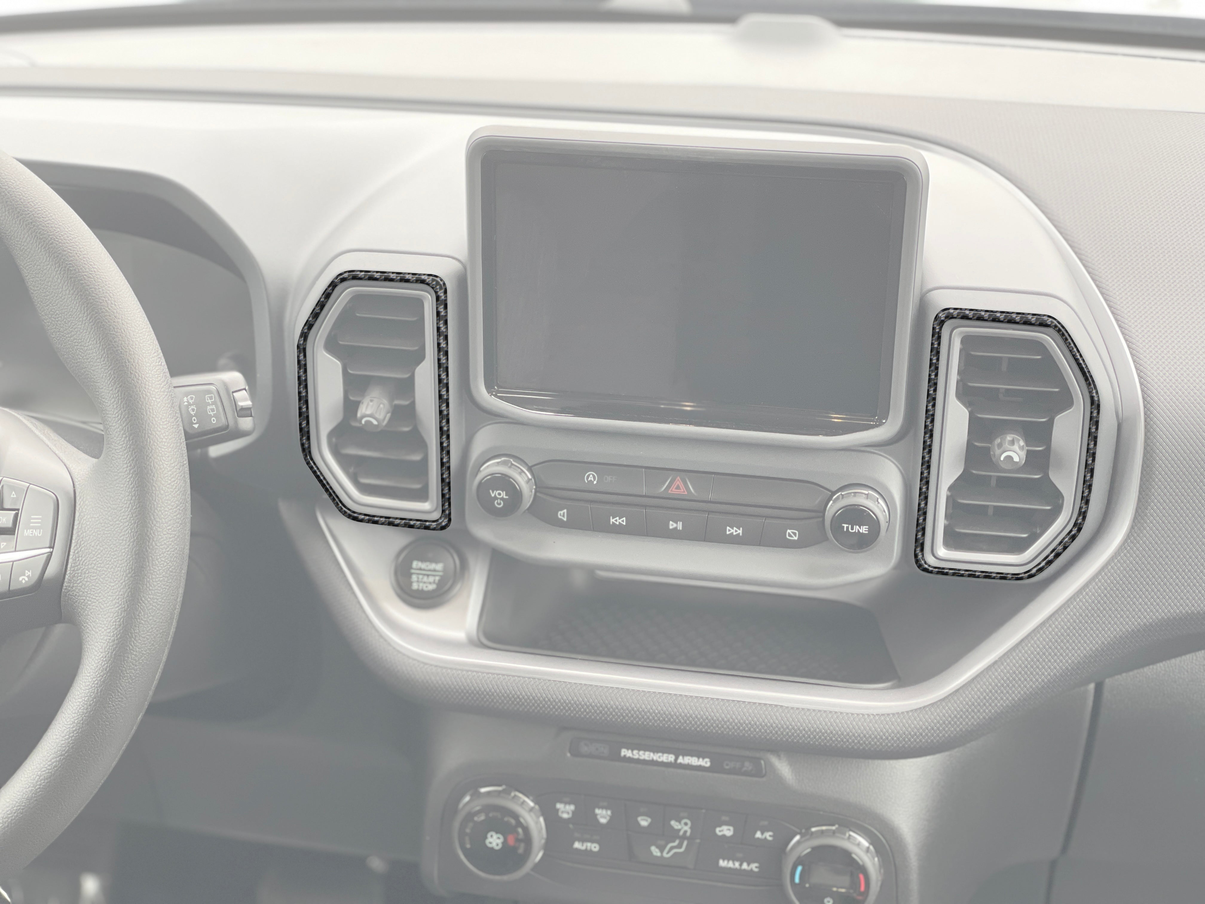A/C Vent Surround Accent Overlays Fits 2021-2024 Ford Bronco Sport