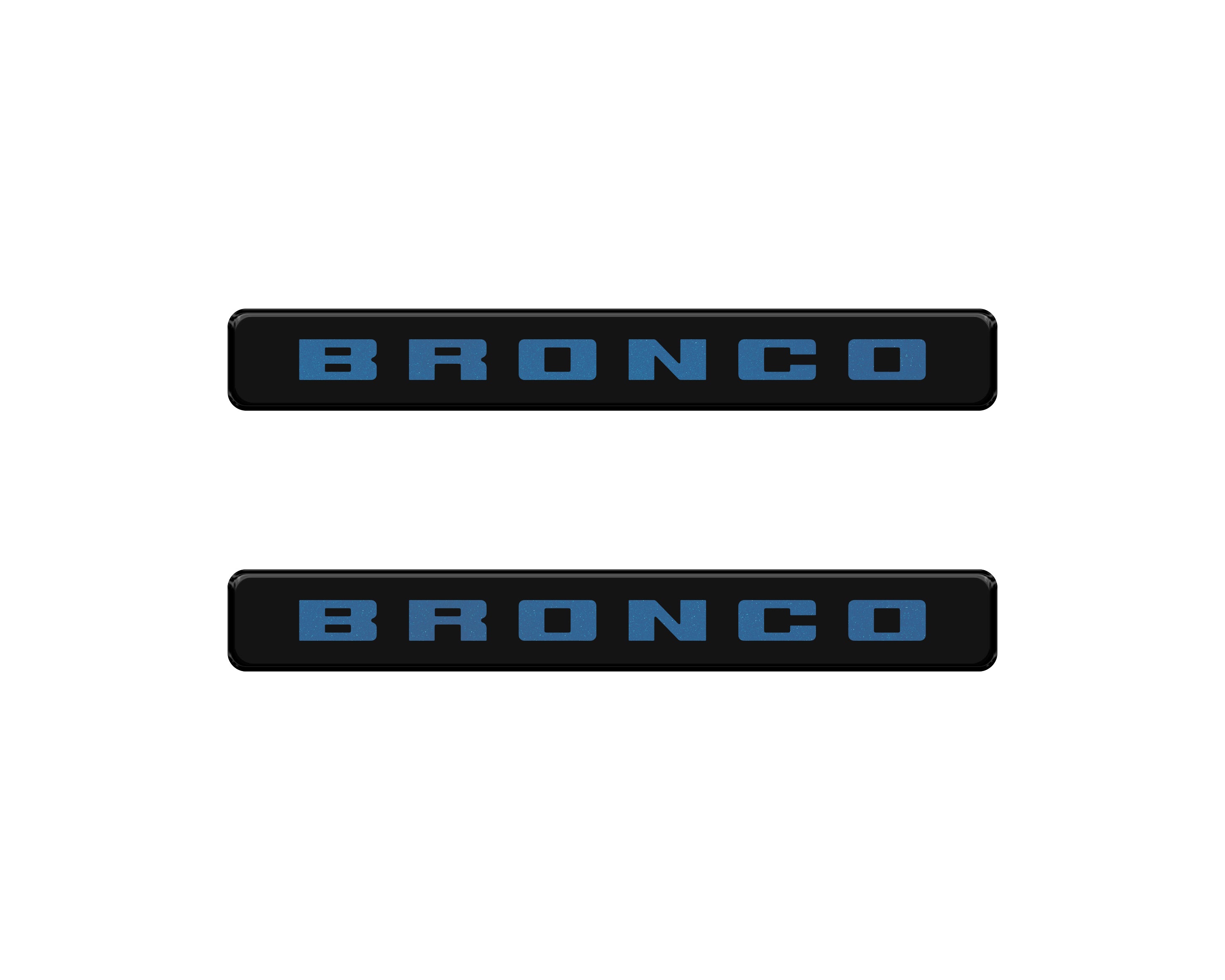 Front Door Sill Accent Overlays Fits 2021-2024 Ford Bronco Sport