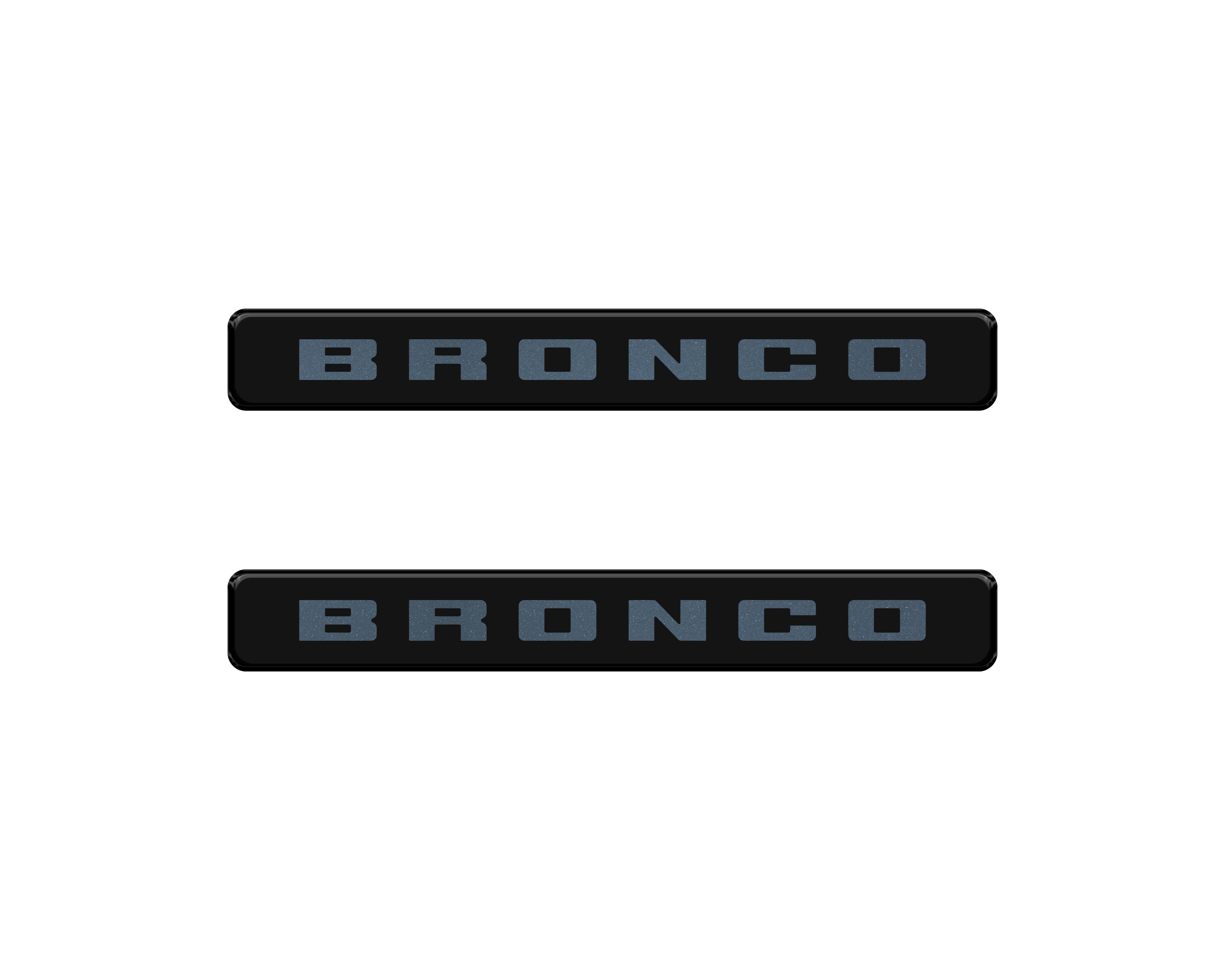 Front Door Sill Accent Overlays Fits 2021-2024 Ford Bronco Sport