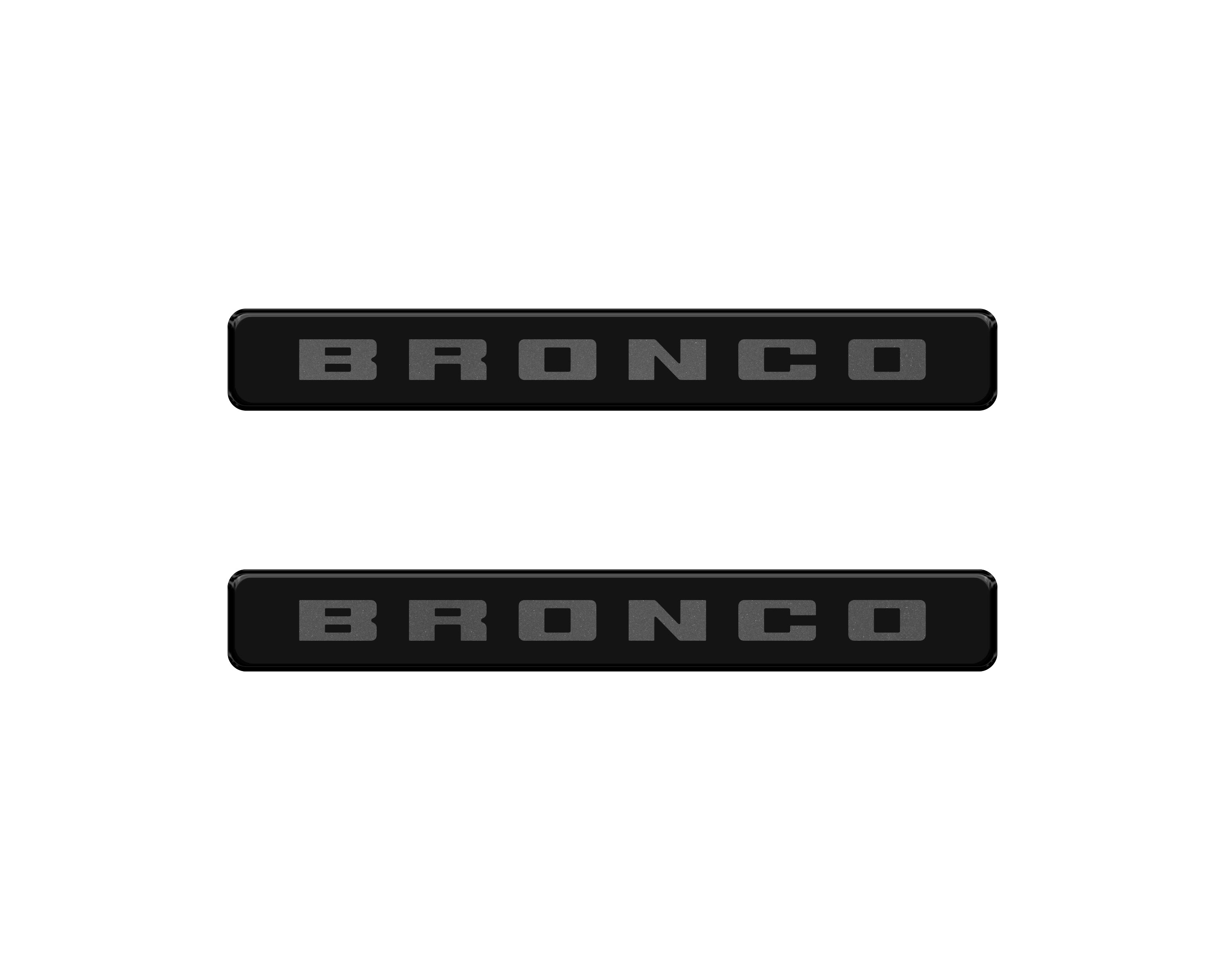 Front Door Sill Accent Overlays Fits 2021-2024 Ford Bronco Sport