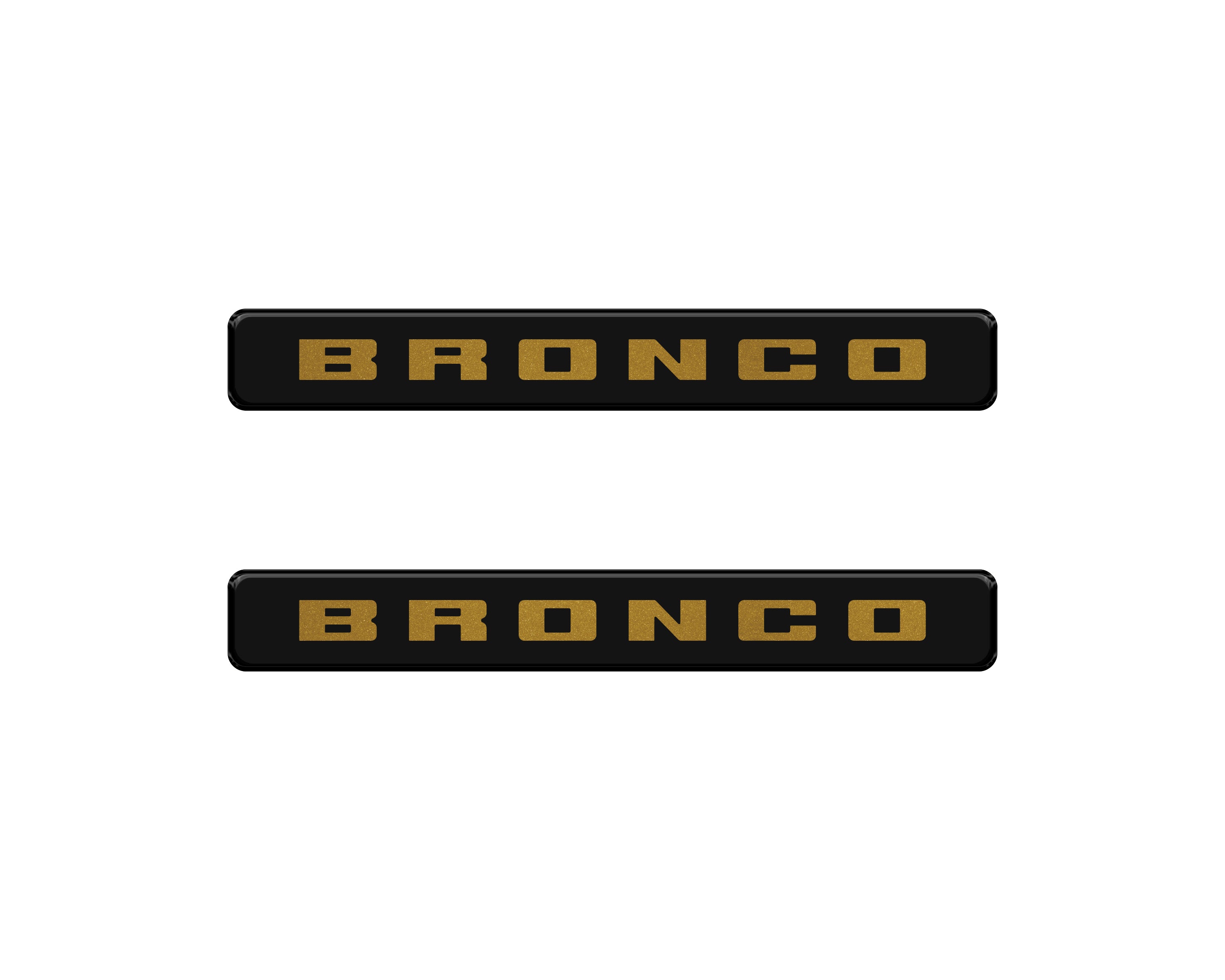 Front Door Sill Accent Overlays Fits 2021-2024 Ford Bronco Sport