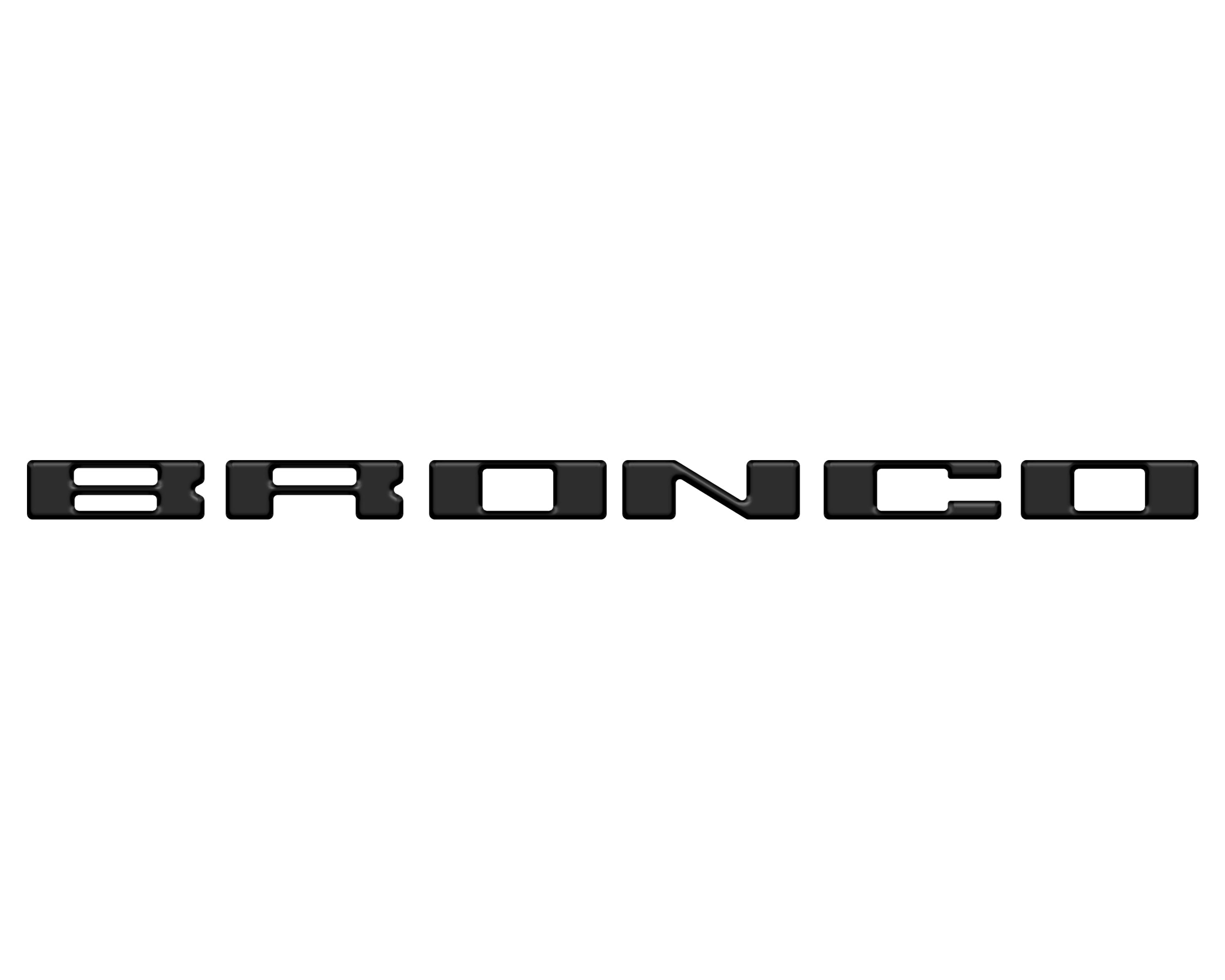 Glove Box Letters Inserts Fits 2021-2026 Ford Bronco