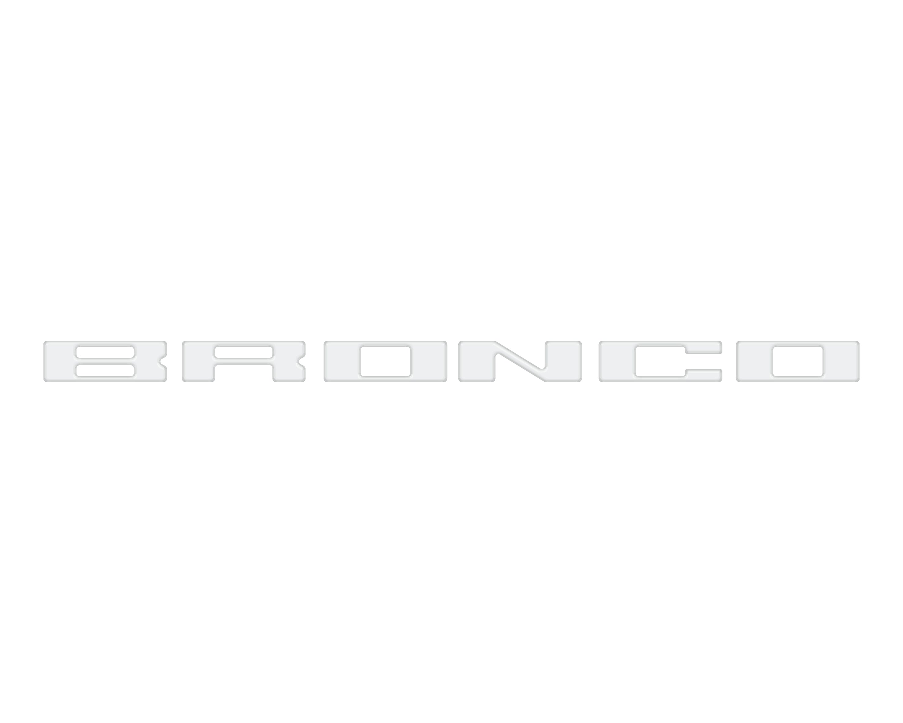 Glove Box Letters Inserts Fits 2021-2026 Ford Bronco