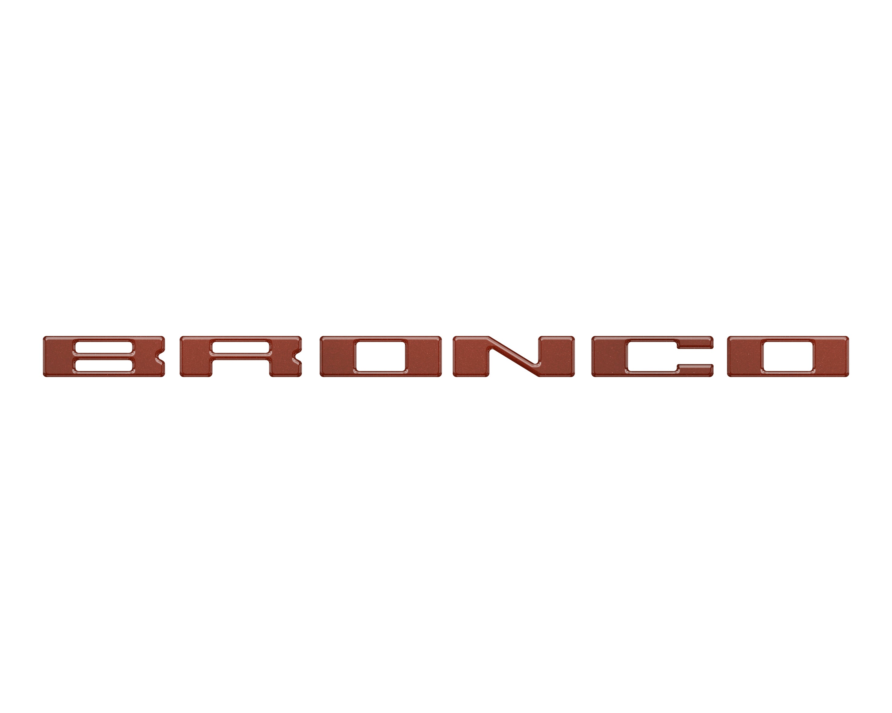 Glove Box Letters Inserts Fits 2021-2026 Ford Bronco