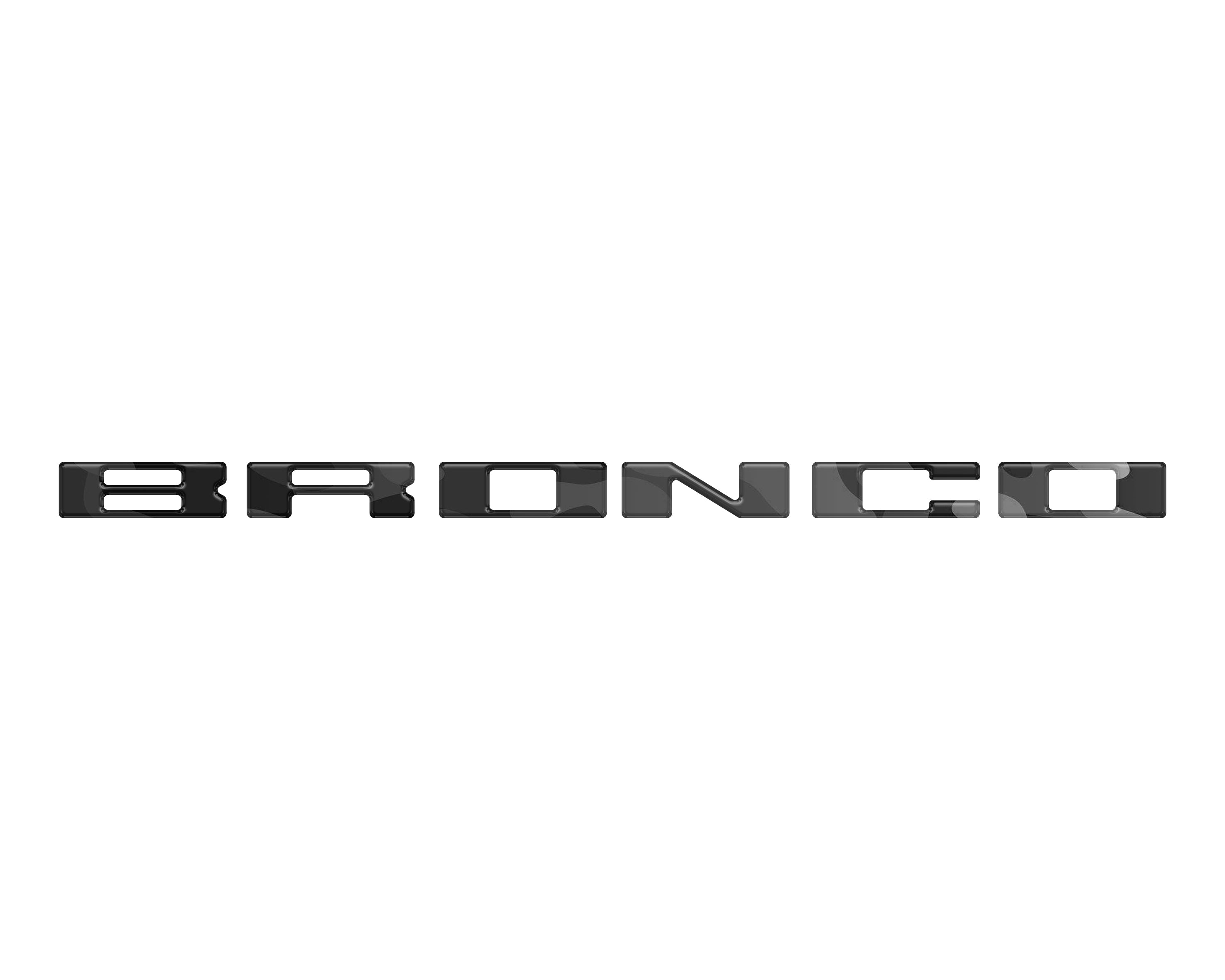 Glove Box Letters Inserts Fits 2021-2026 Ford Bronco