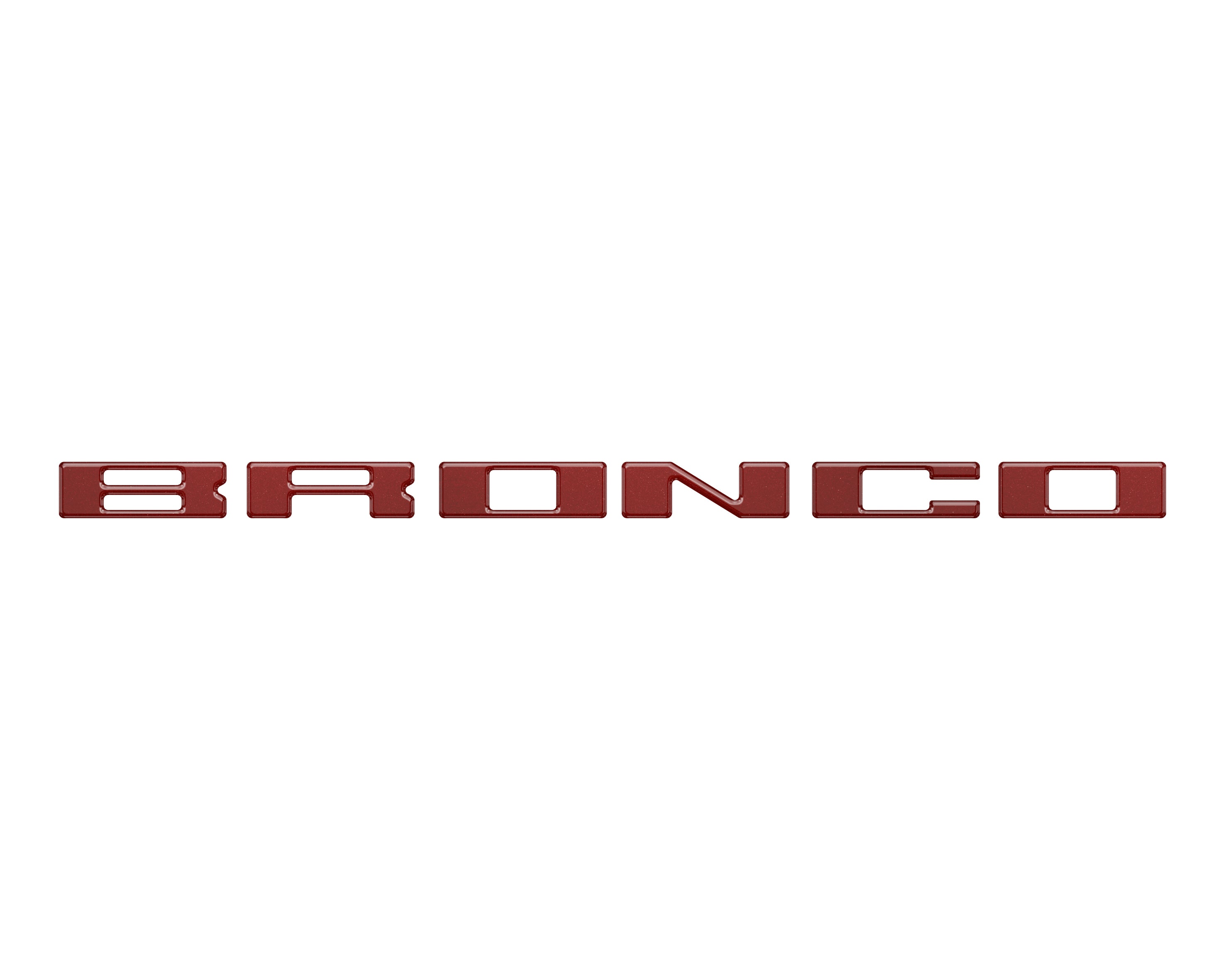Glove Box Letters Inserts Fits 2021-2026 Ford Bronco
