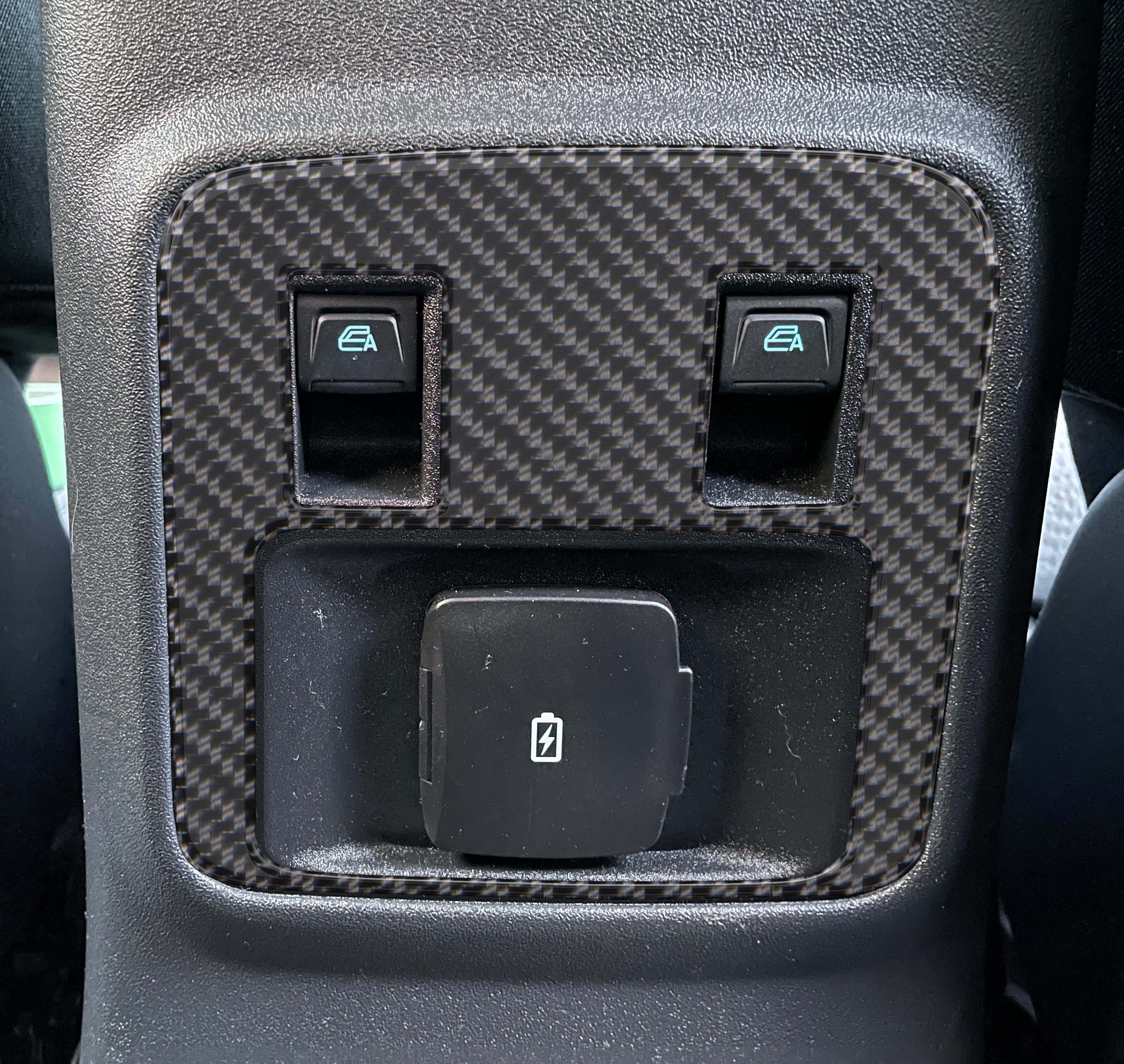 Rear Center Console Accent Overlays Fits 2021-2026 Ford Bronco