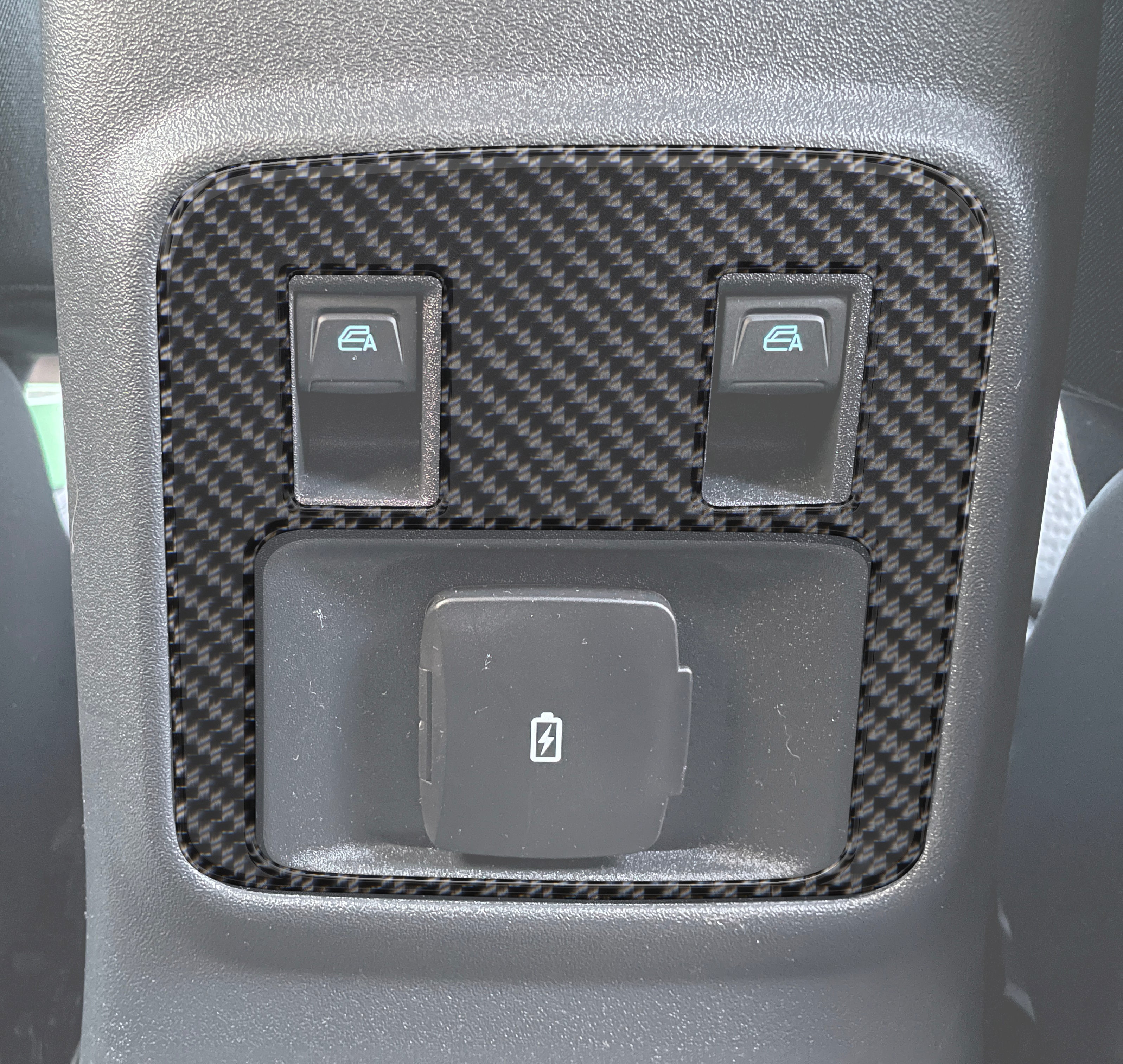Rear Center Console Accent Overlays Fits 2021-2026 Ford Bronco