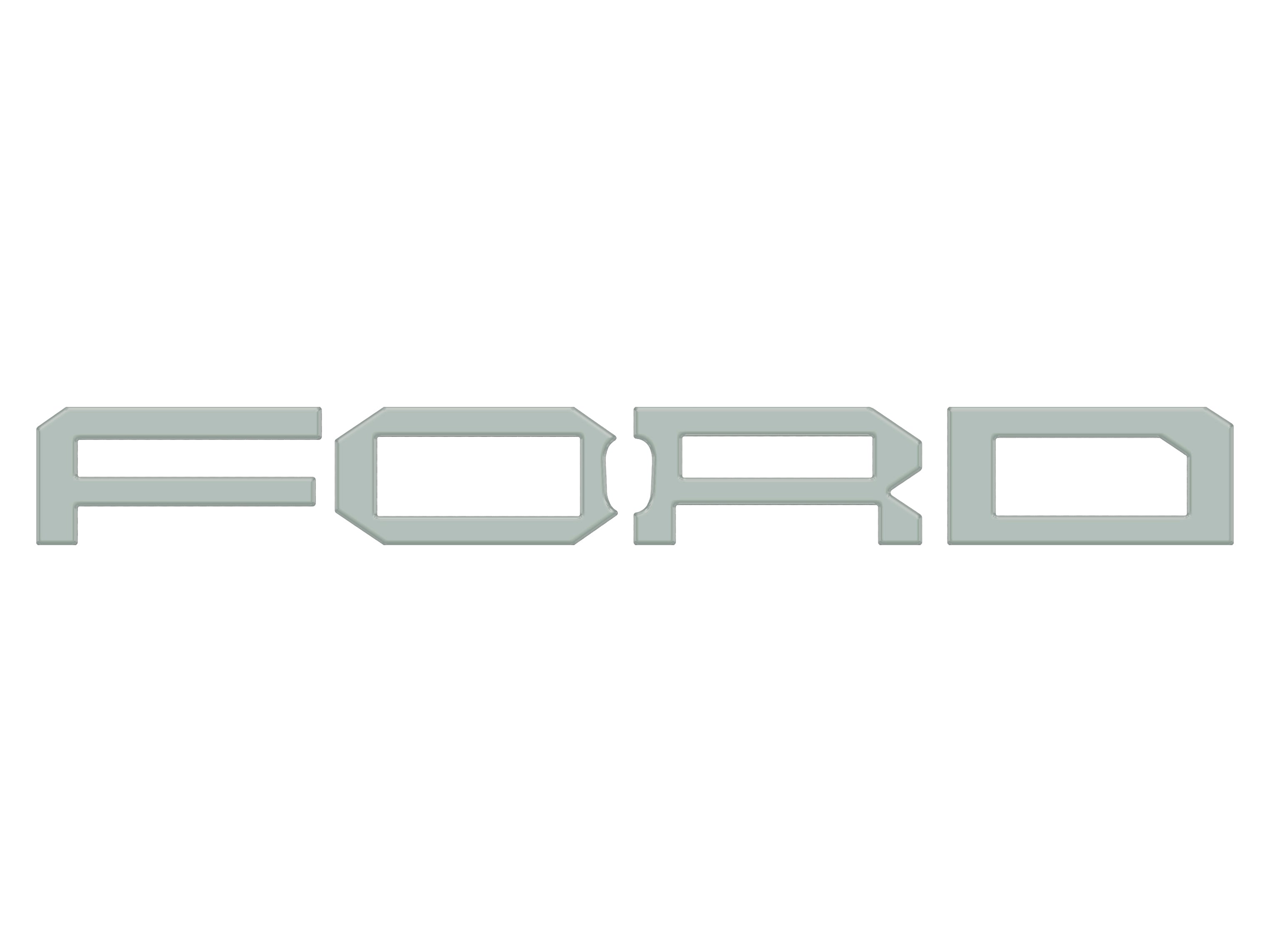Raptor Front Grill Letter Overlays Fits 2022-2026 Ford Bronco