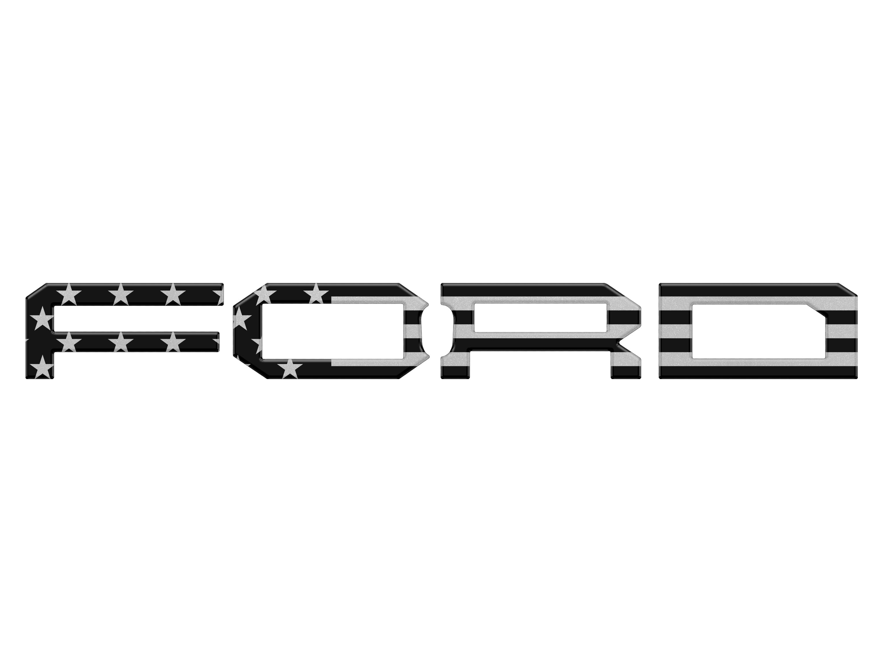 Raptor Front Grill Letter Overlays Fits 2022-2026 Ford Bronco