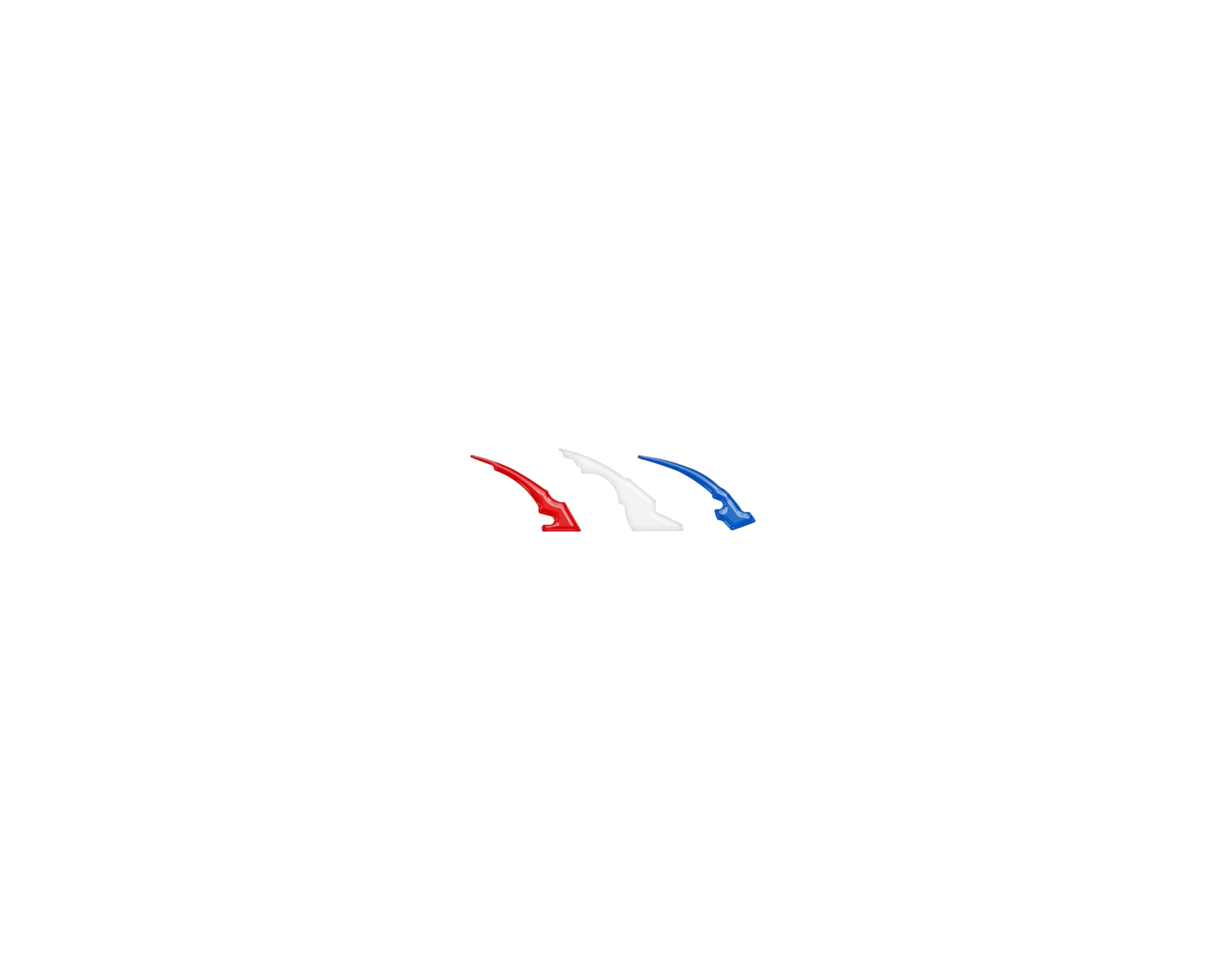 Raptor Emblem Claw Mark Inserts Fits 2022-2026 Ford Bronco Raptor