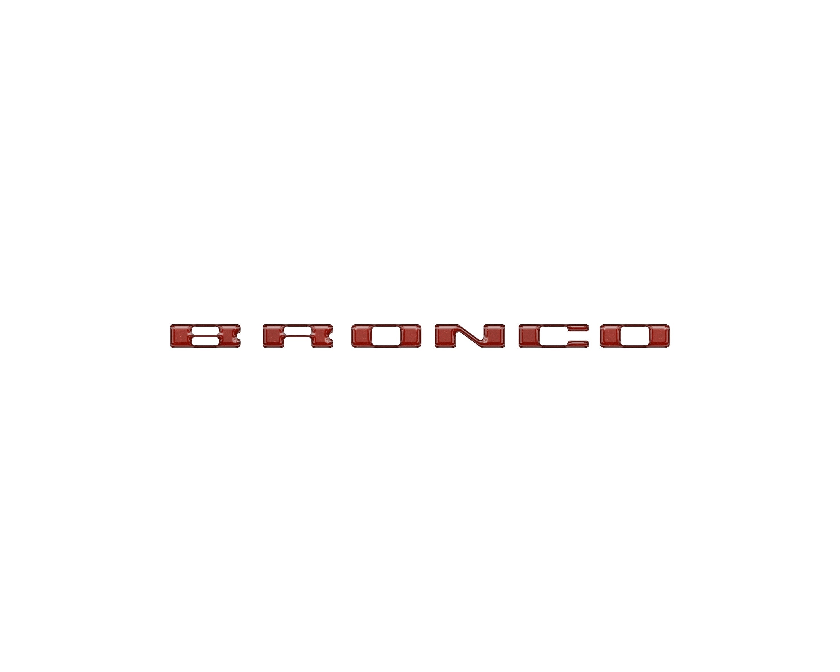 Passenger Dash Letter Inserts Fits 2025-2026 Ford Bronco Sport