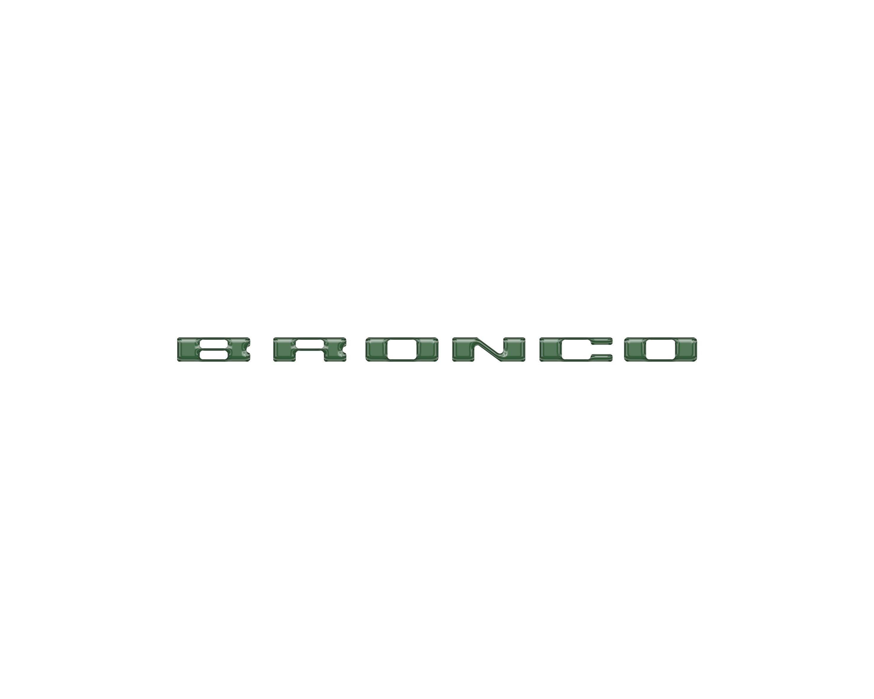 Passenger Dash Letter Inserts Fits 2025-2026 Ford Bronco Sport