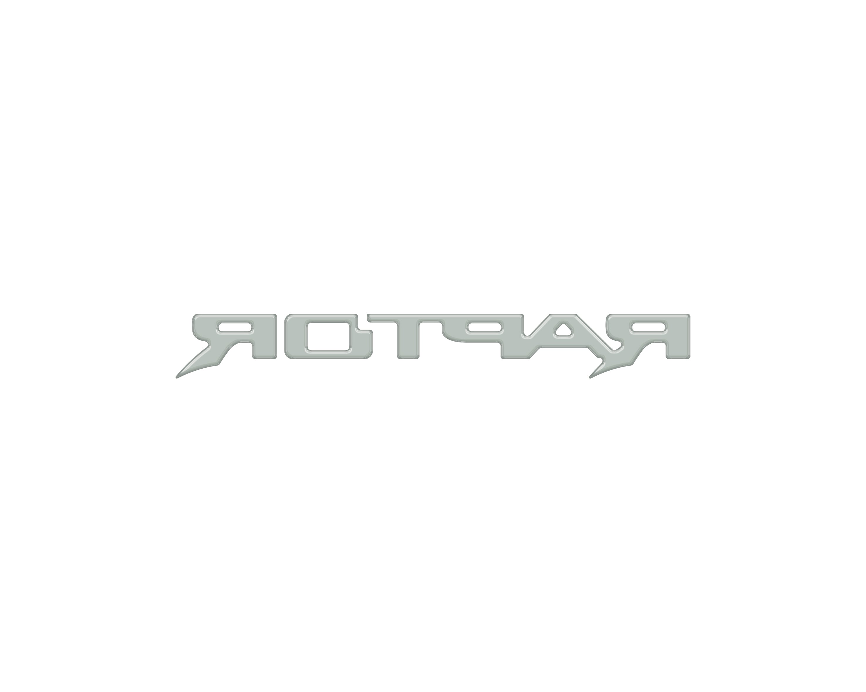 Raptor Third Brake Light Letter Inserts Fits 2022-2026 Ford Bronco Raptor