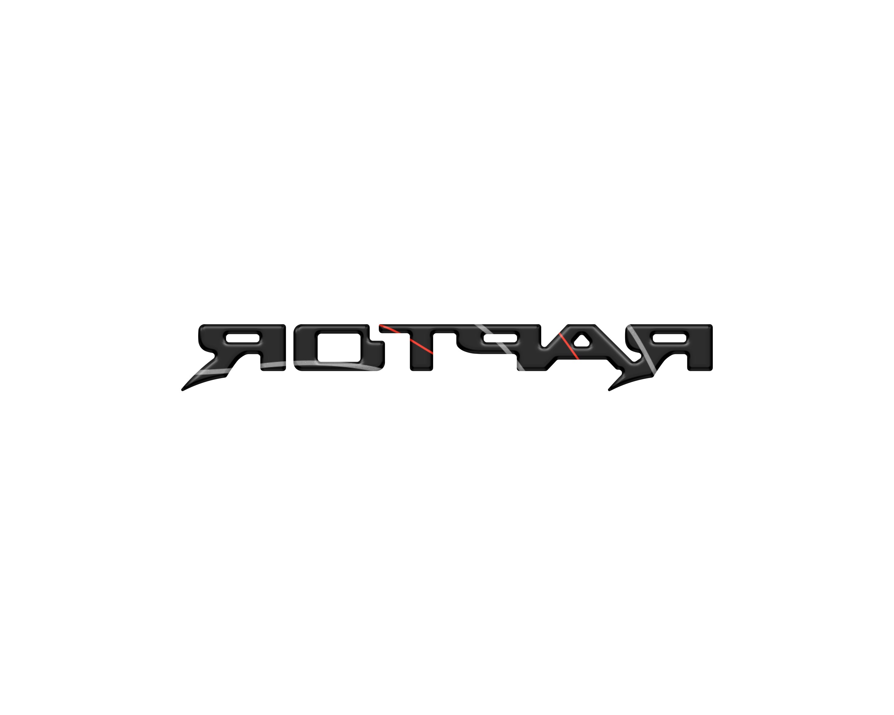 Raptor Third Brake Light Letter Inserts Fits 2022-2026 Ford Bronco Raptor