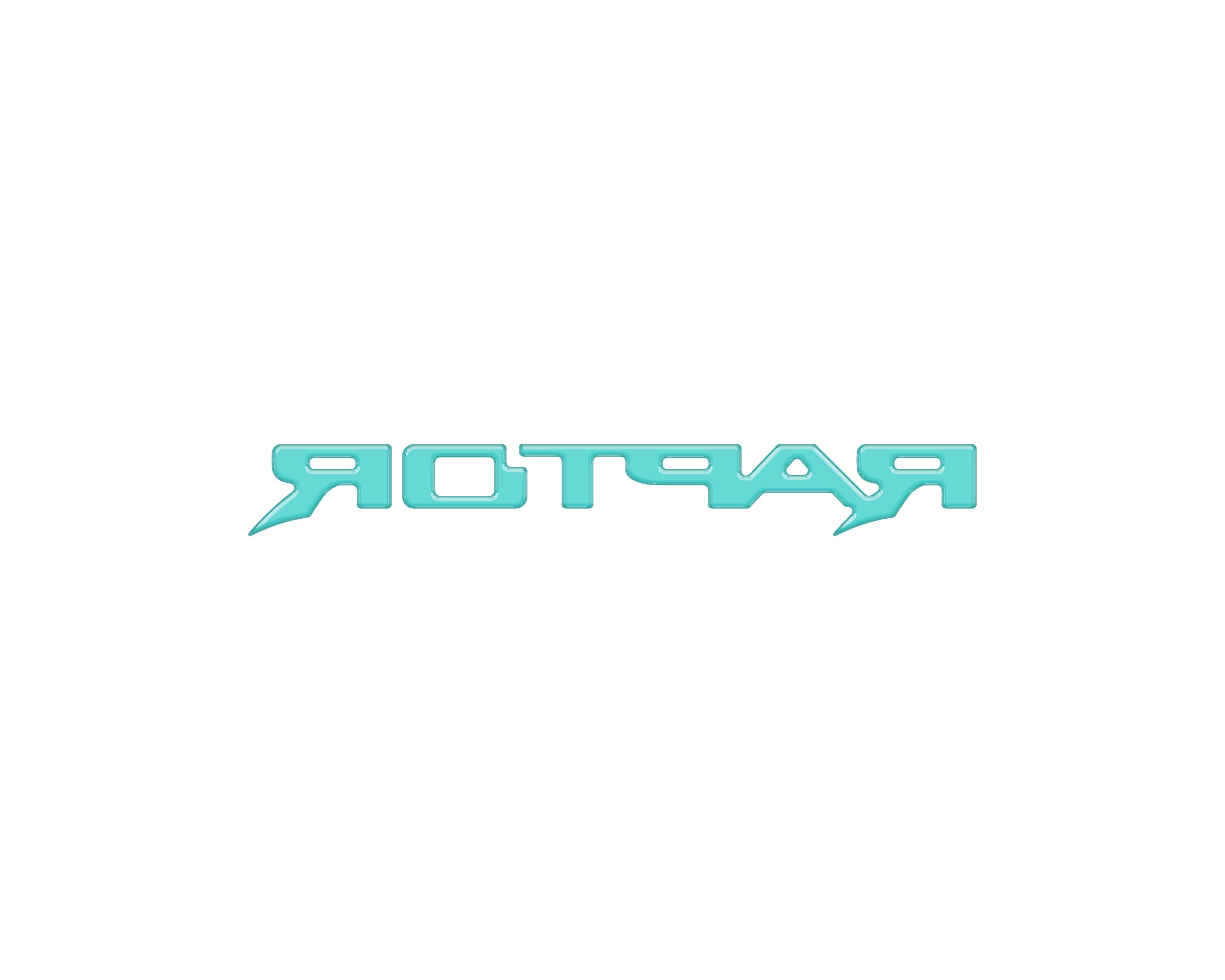 Raptor Third Brake Light Letter Inserts Fits 2022-2026 Ford Bronco Raptor