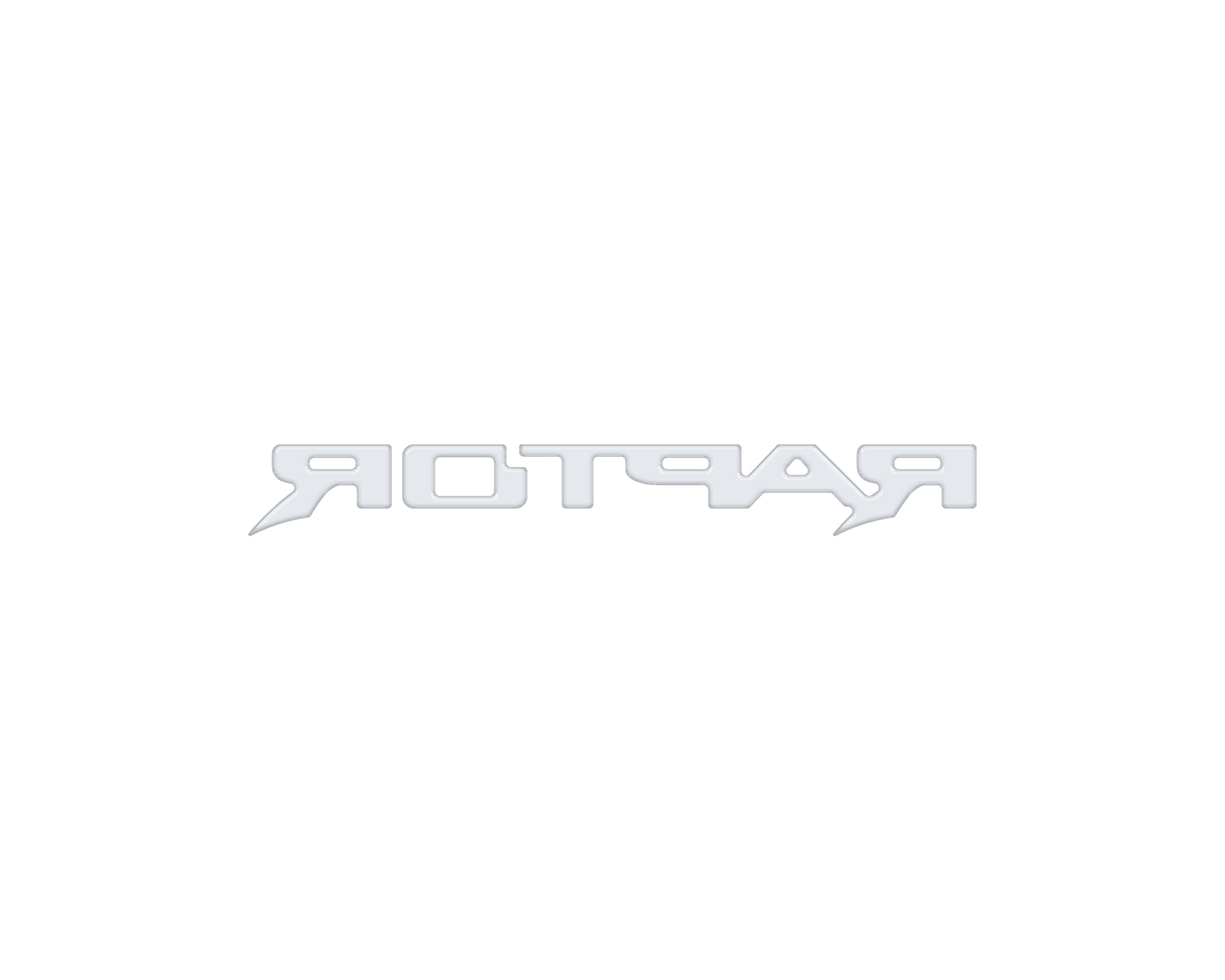 Raptor Third Brake Light Letter Inserts Fits 2022-2026 Ford Bronco Raptor