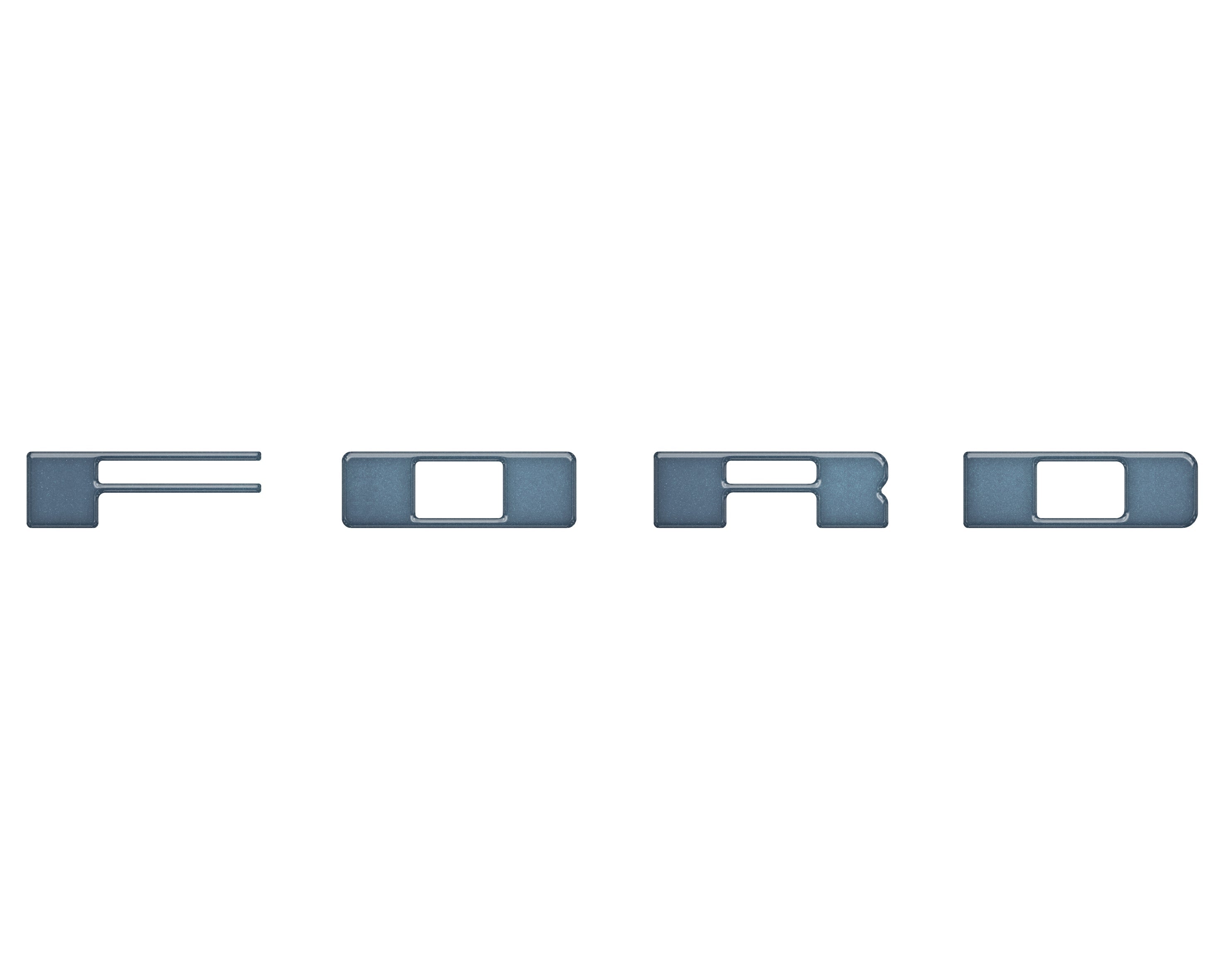Bronco Heritage Grille Letter Overlays Fits 2023-2026 Ford Bronco