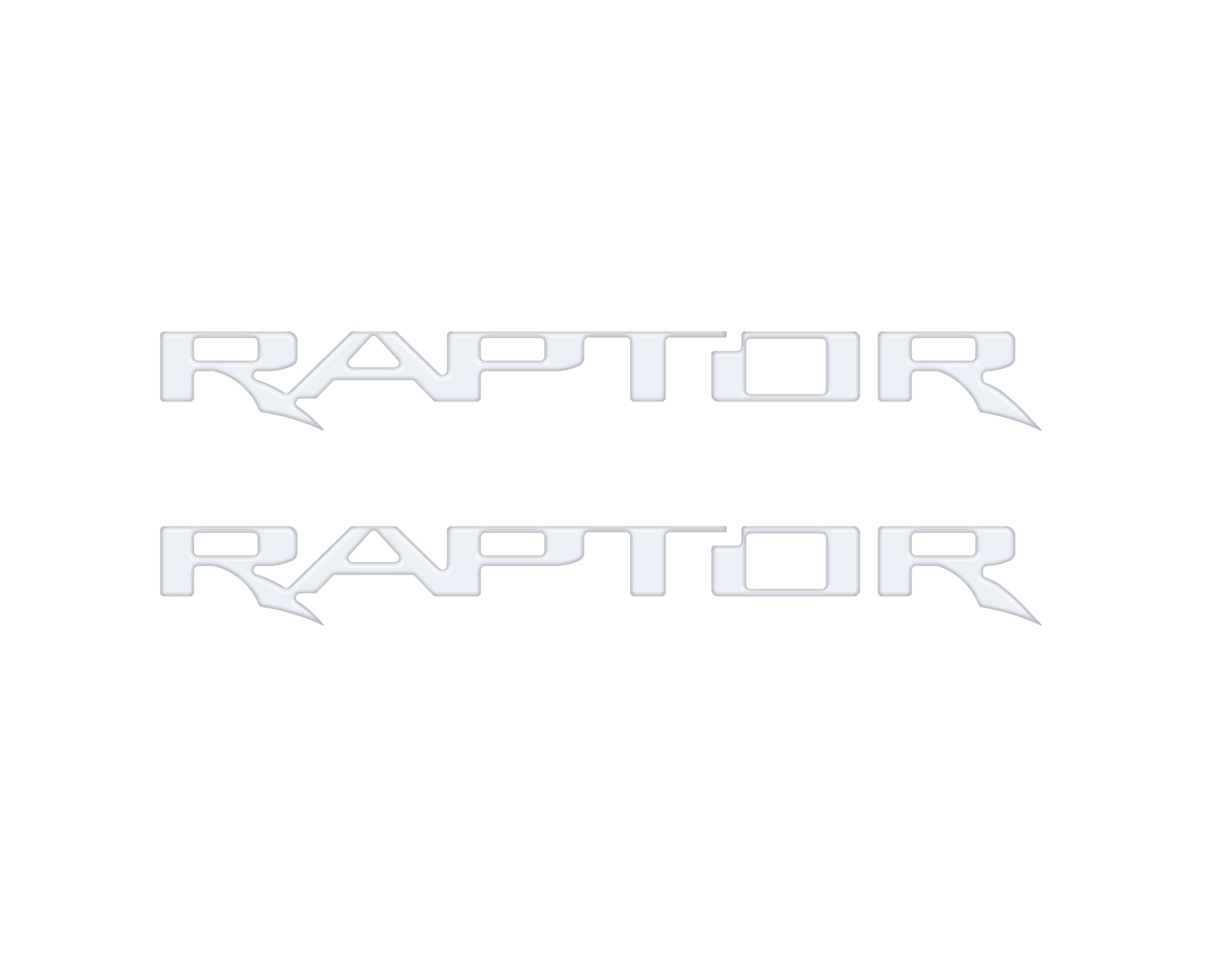 Raptor Floor Mat Emblem Inserts Fits 2022-2026 Ford Bronco Raptor