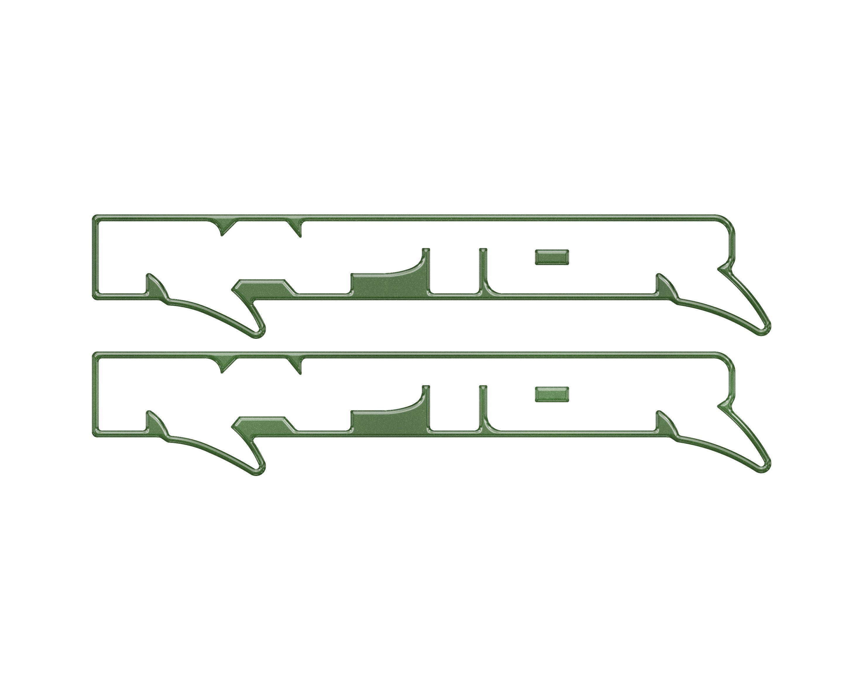 Raptor Floor Mat Emblem Inserts Fits 2022-2026 Ford Bronco Raptor