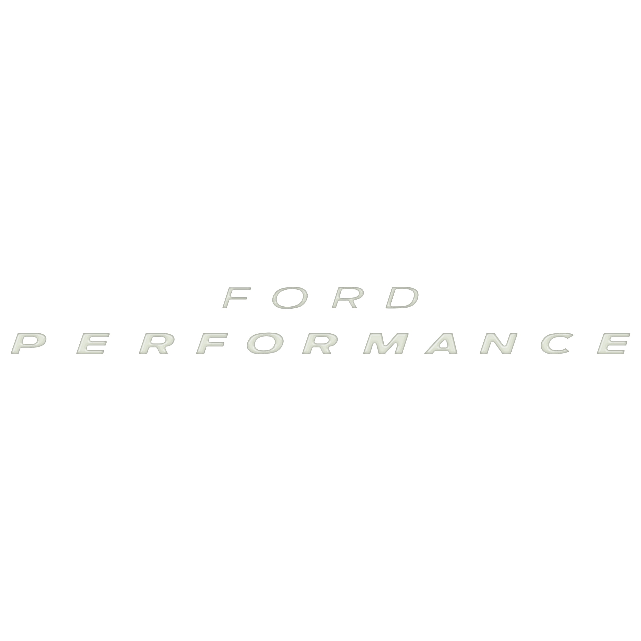 C-Bow Brace Letter Inserts Fits 2021-2026 Ford Bronco