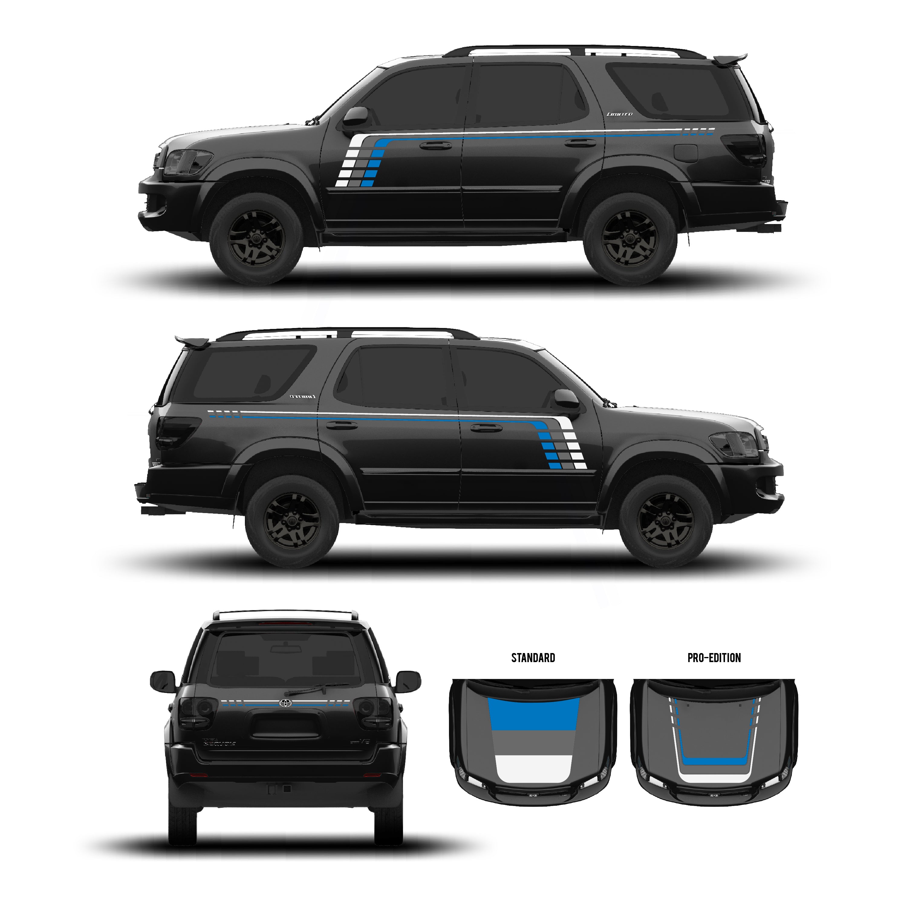 2001–07 Checkered Stripe Kit For Sequoia