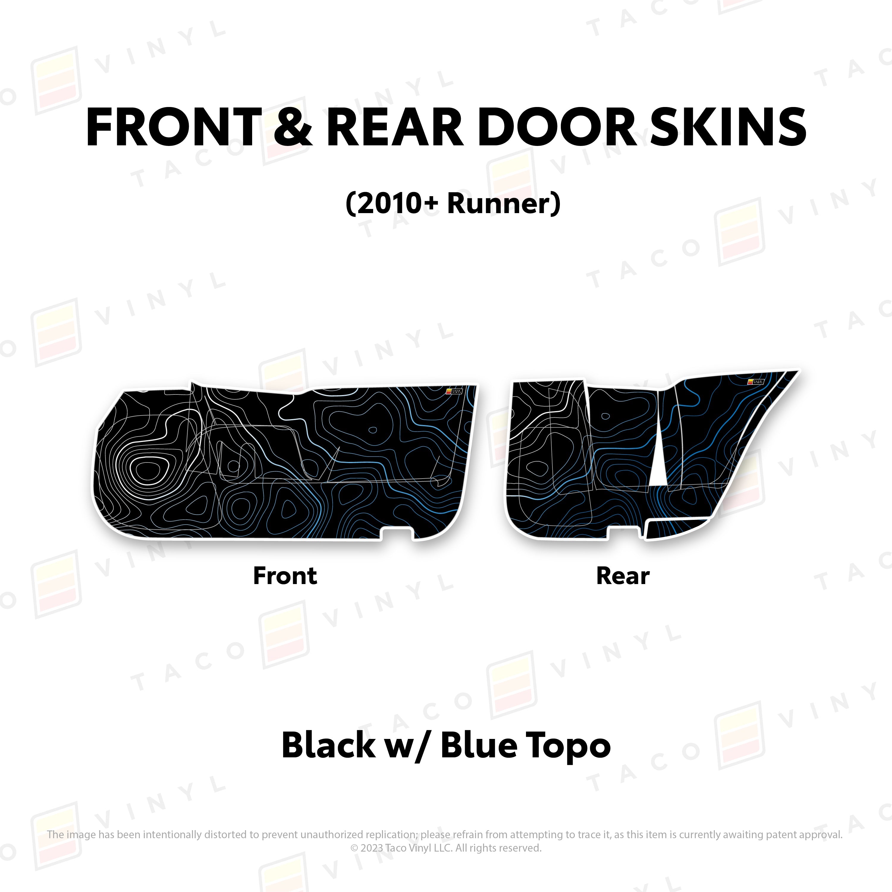 2010-24 Door Skins (Lower Section) For 4Runner