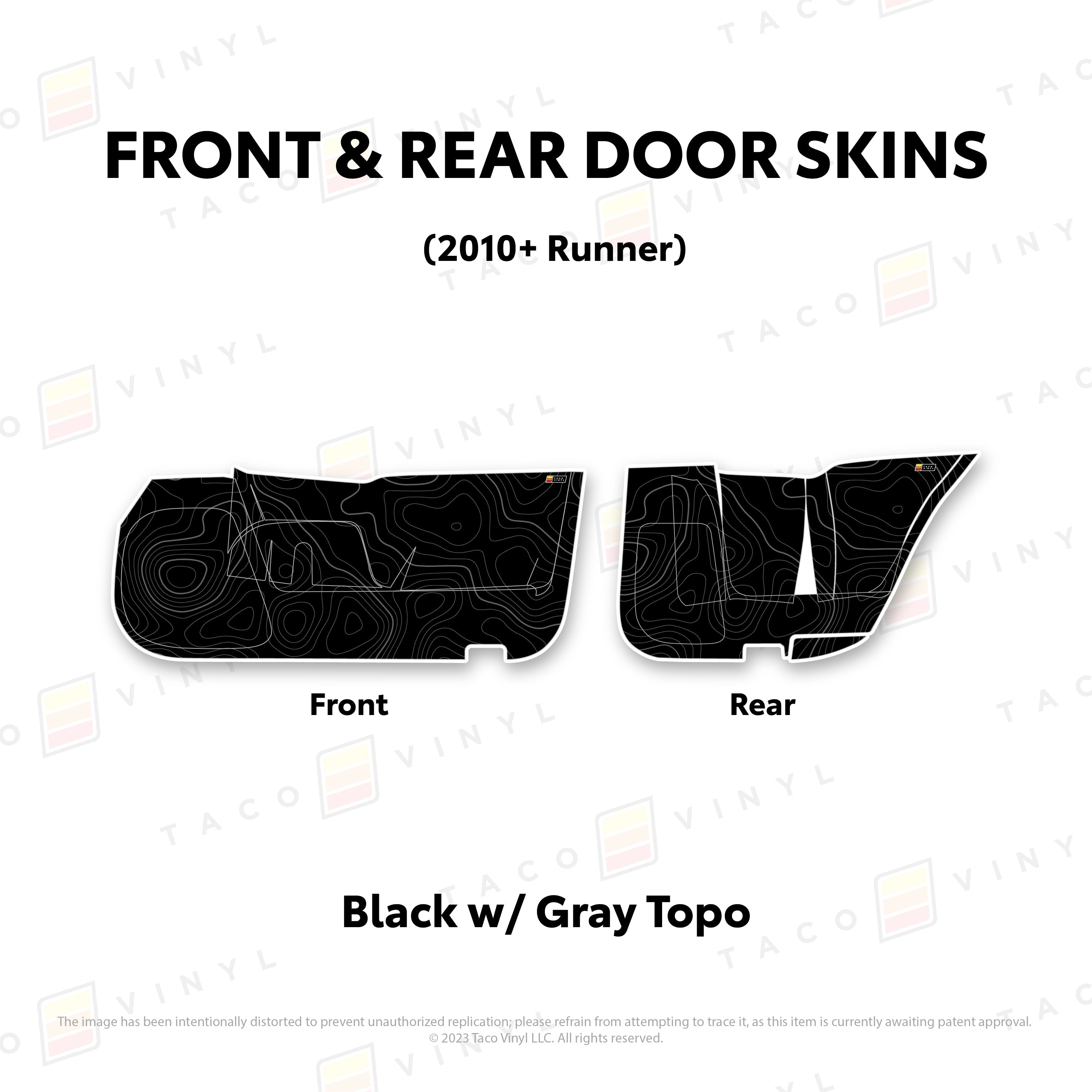 2010-24 Door Skins (Lower Section) For 4Runner