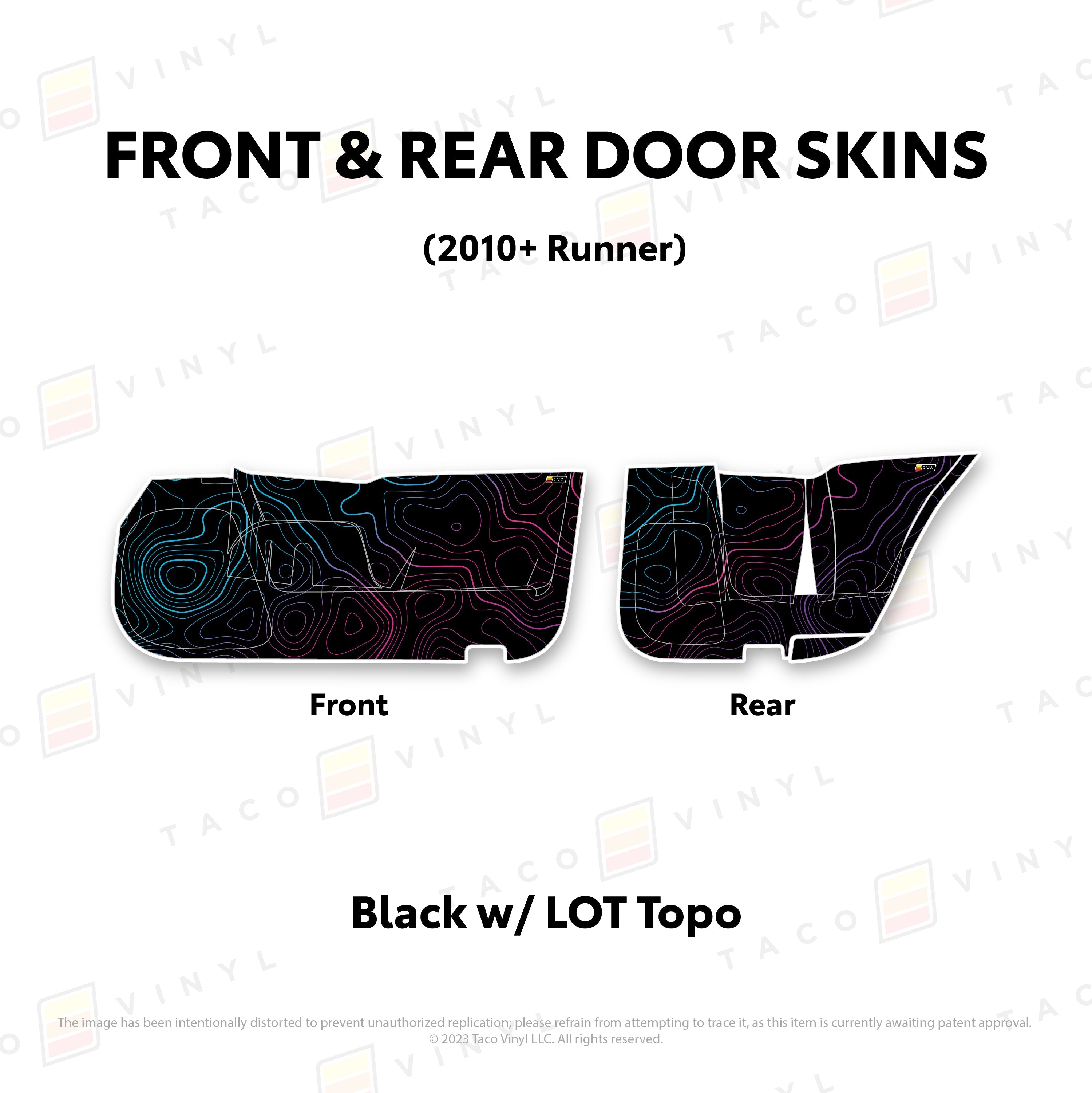 2010-24 Door Skins (Lower Section) For 4Runner