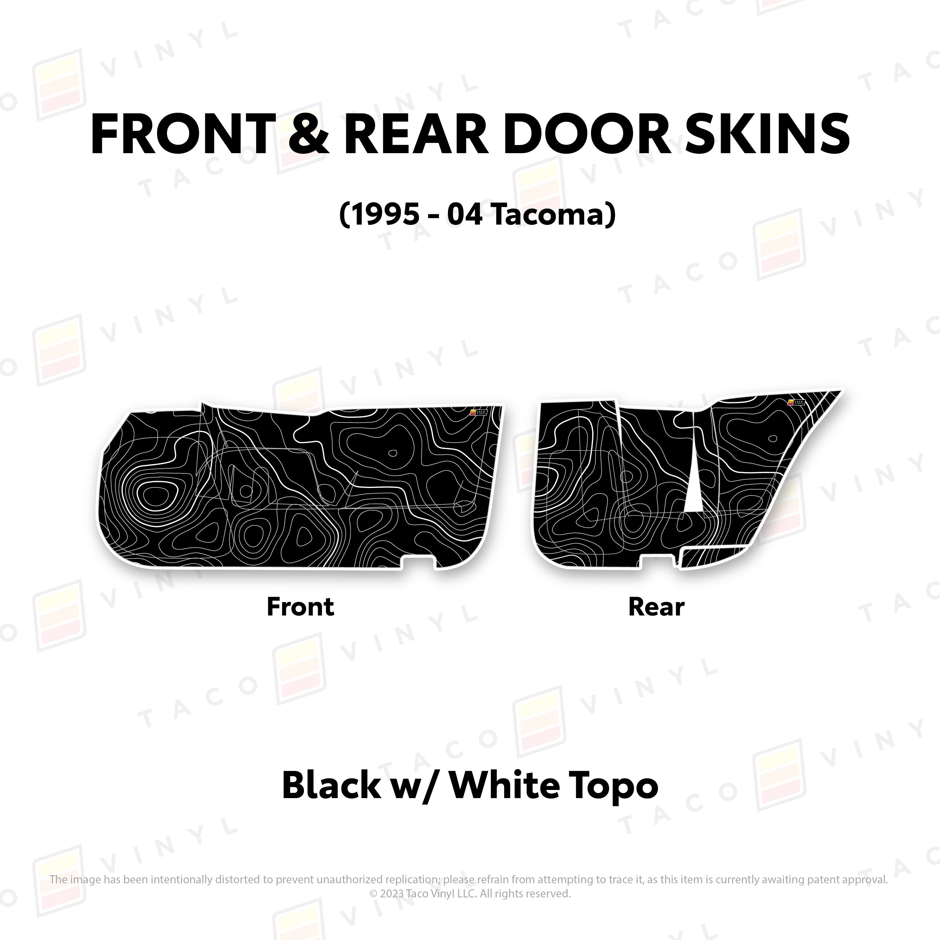 2010-24 Door Skins (Lower Section) For 4Runner